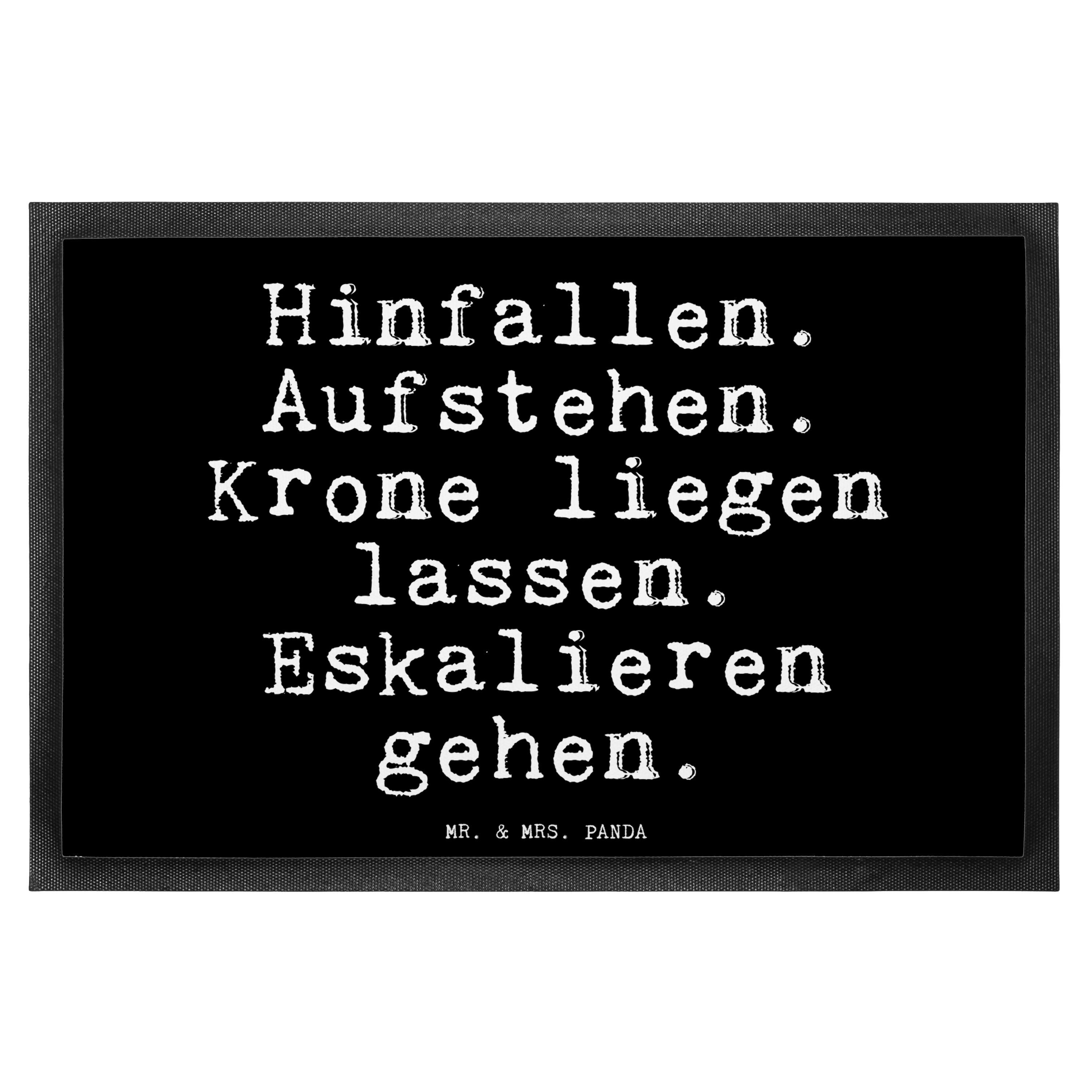 Fußmatte »Hinfallen. Aufstehen. Krone liegen... Geschenk, beste