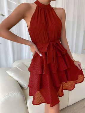 KIKI A-Linien-Kleid Sommerkleider für Damen – Neckholder A-Linien-Kleider – Abendkleider
