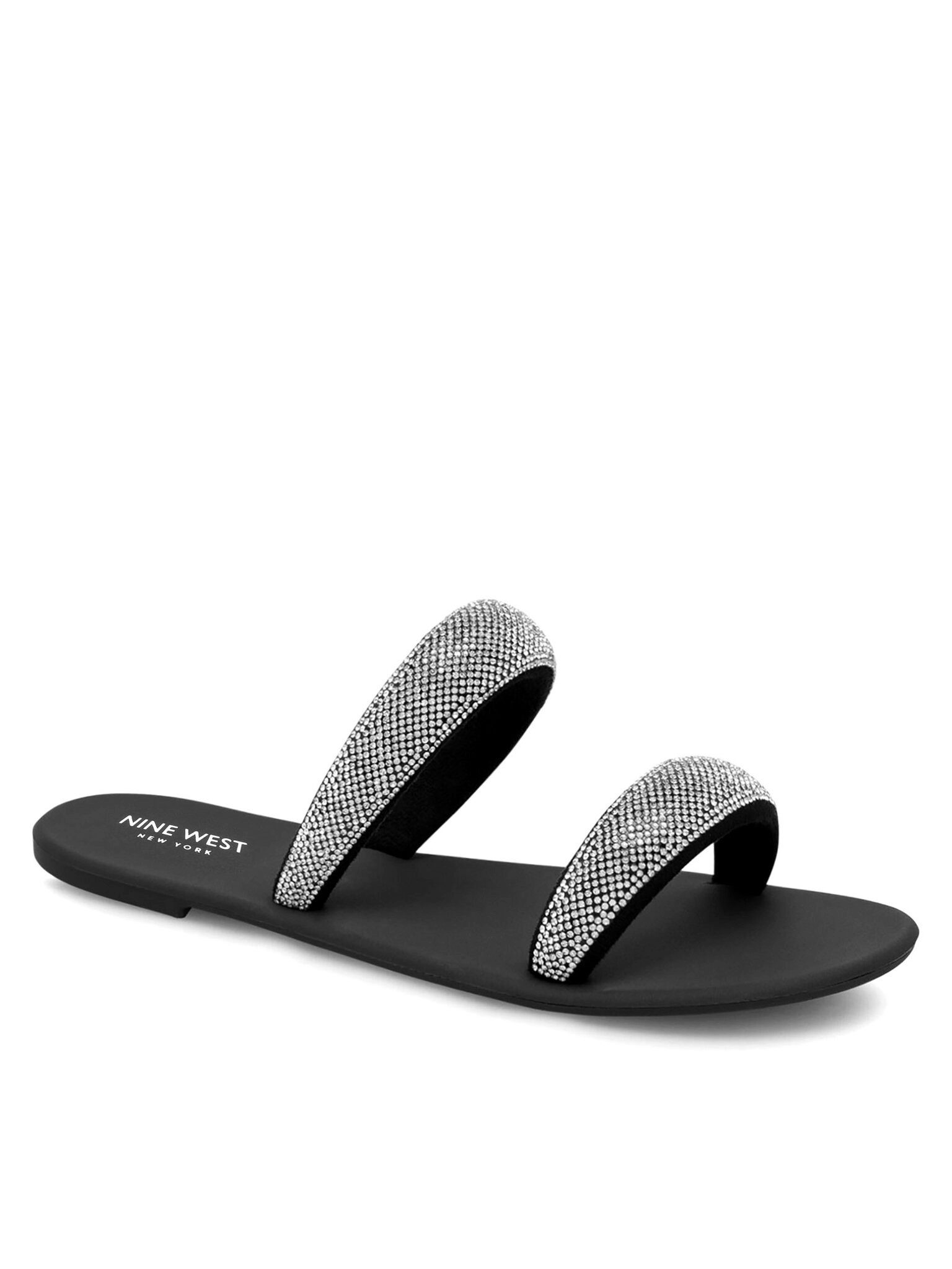 Nine West Pantoletten WFA2735-1 Silberfarben Pantolette
