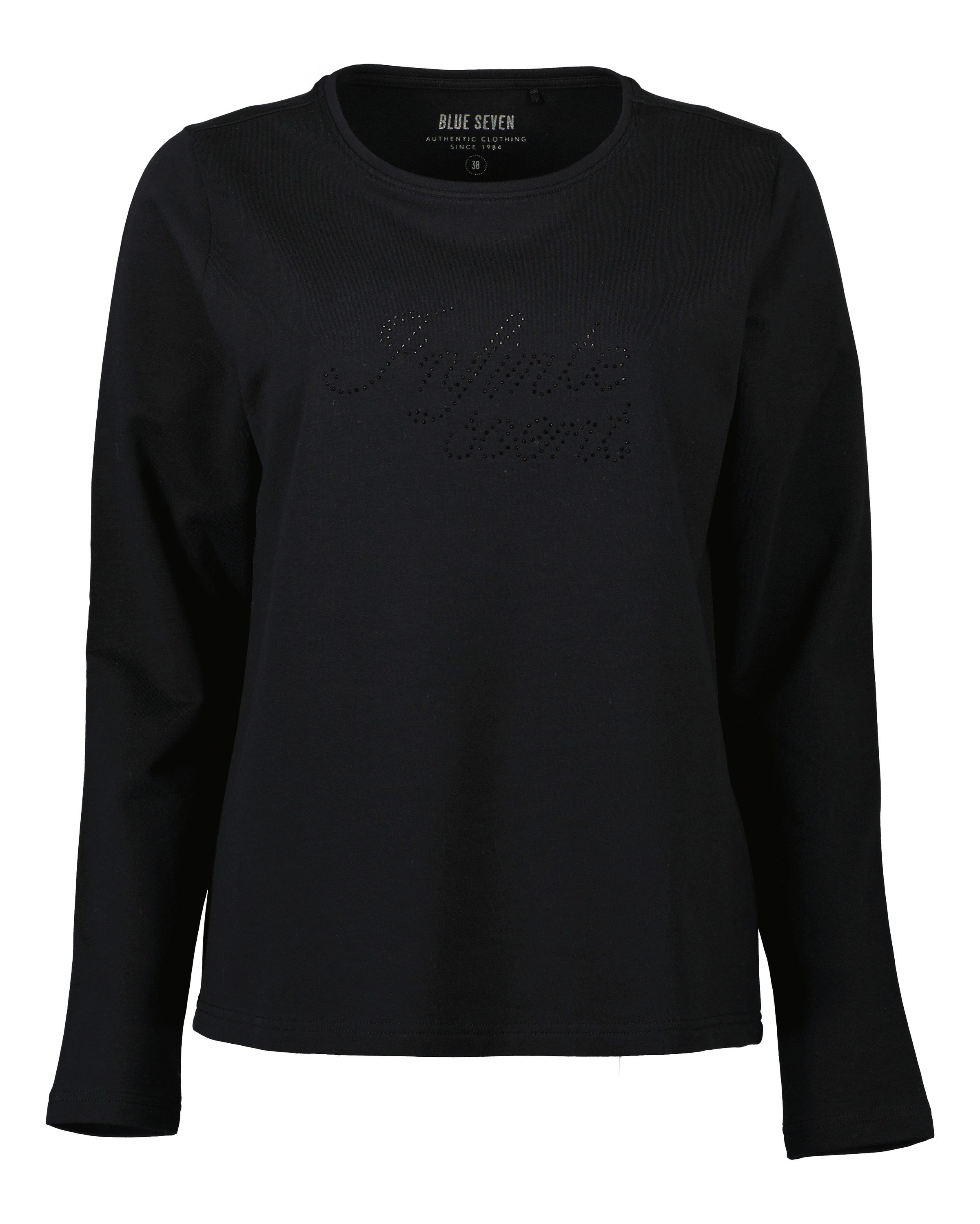 Blue Seven Langarmshirt Langarmshirt mit U-Boot Ausschnitt (1-tlg)