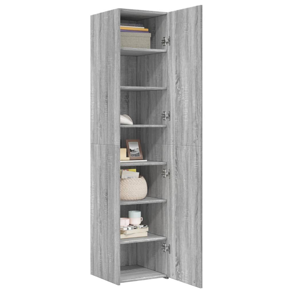 vidaXL Highboard Highboard Grau Sonoma 40x42,5x185 günstig online kaufen