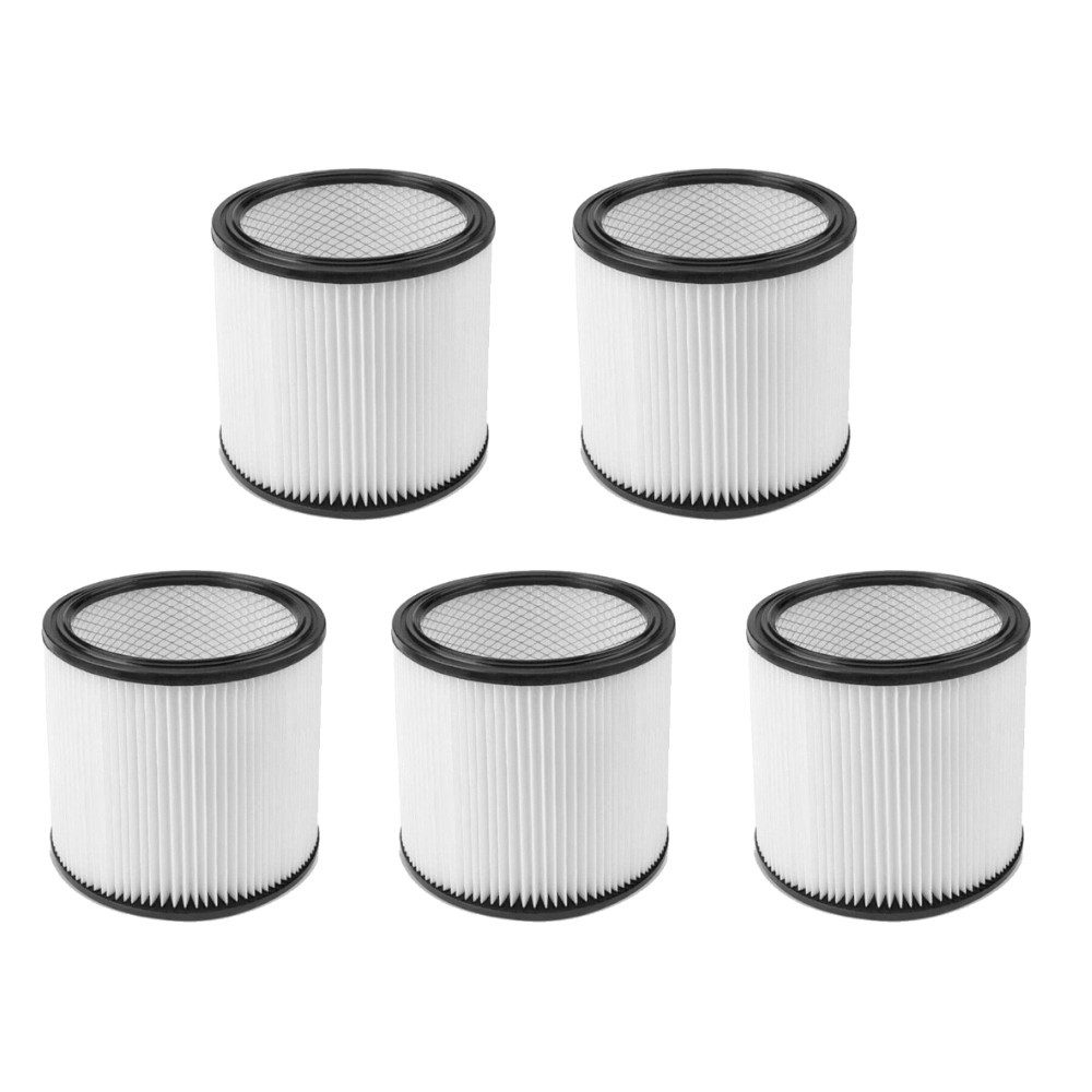 Trade-Shop Patronenfilter 5x passend für Shop Vac 955-16-00 955-18-00 955-36-00 962-15-00, für Shop-Vac 90304 90350 90333, (5-St), Faltenfilter / Rundfilter / Lamellenfilter