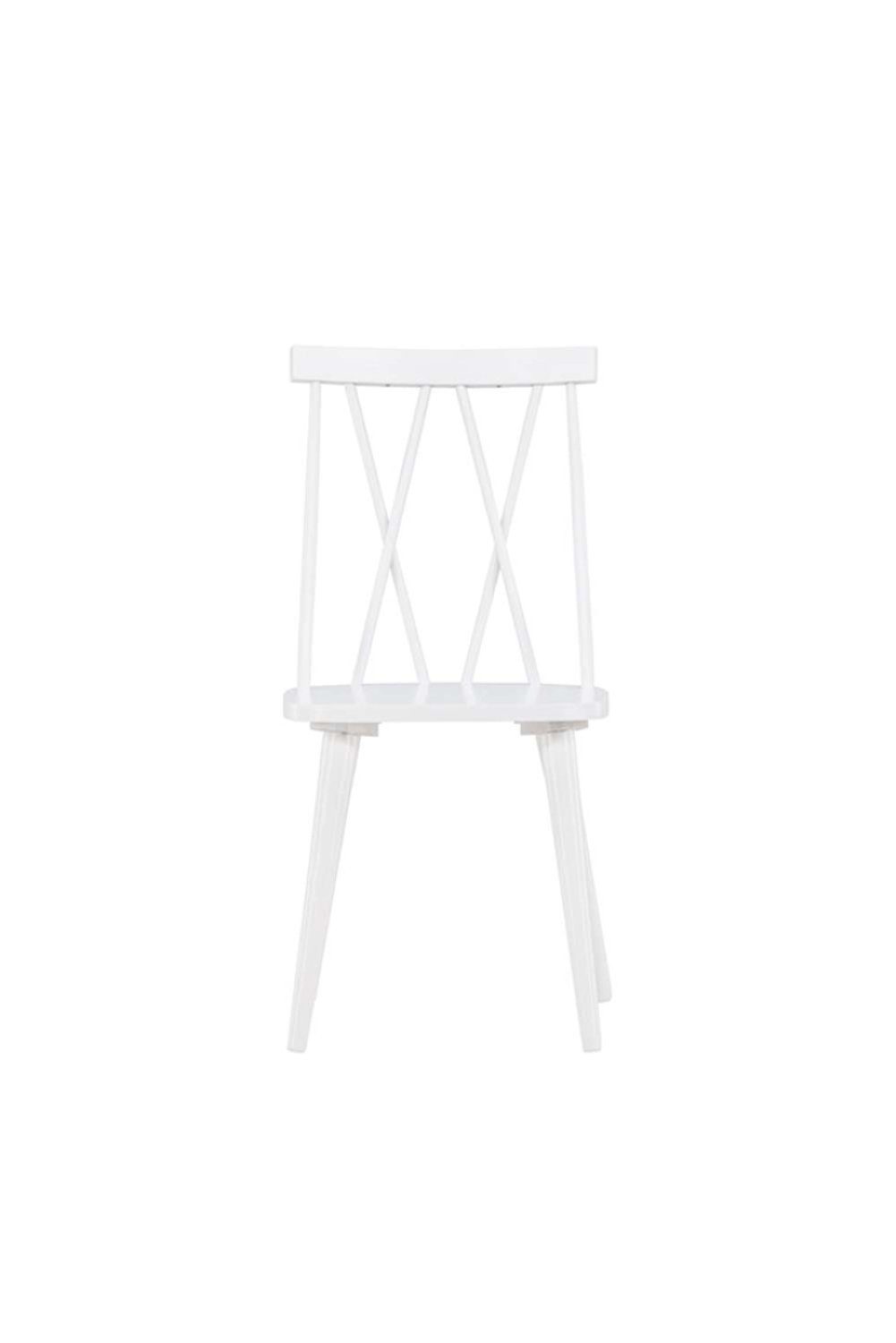 Esszimmerstuhl 2er Set Mariette Esszimmerstuhl Holz weiß.