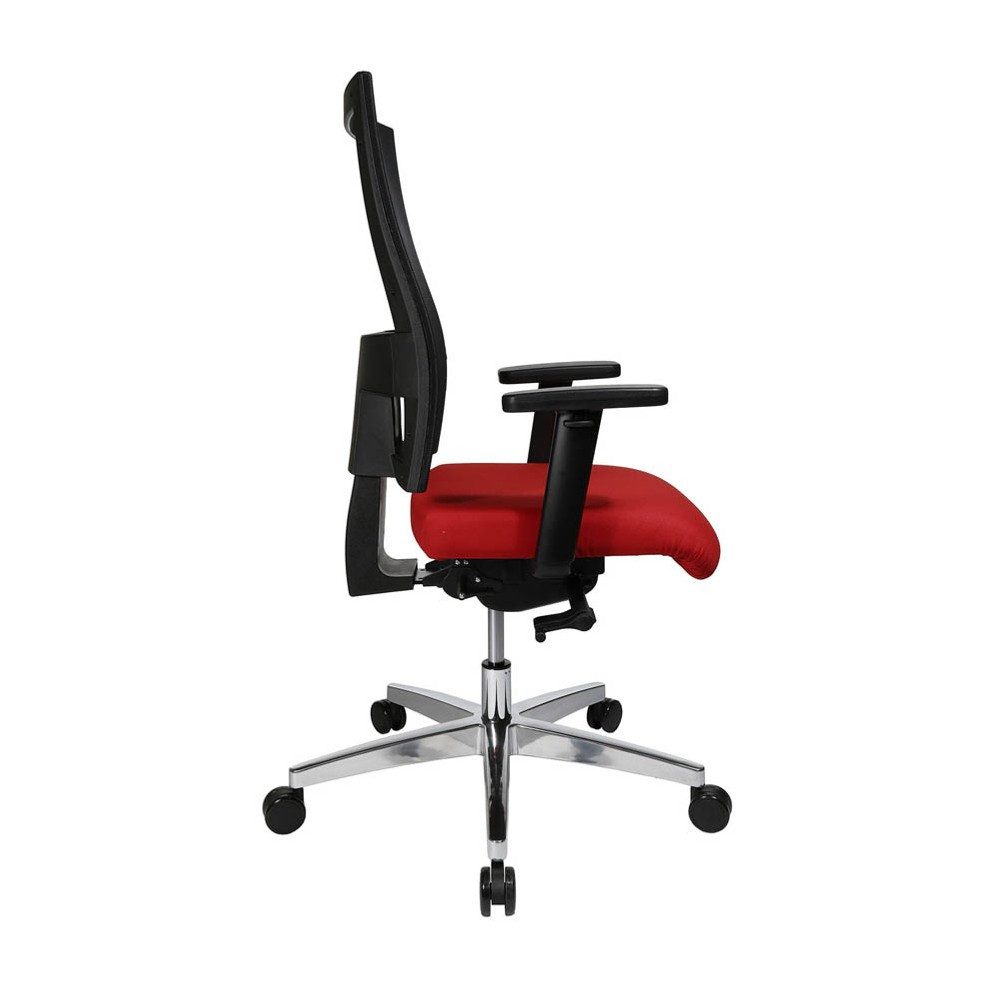 TOPSTAR Bürostuhl 1 Stuhl Bürostuhl Profi Net 11 - rot/schwarz