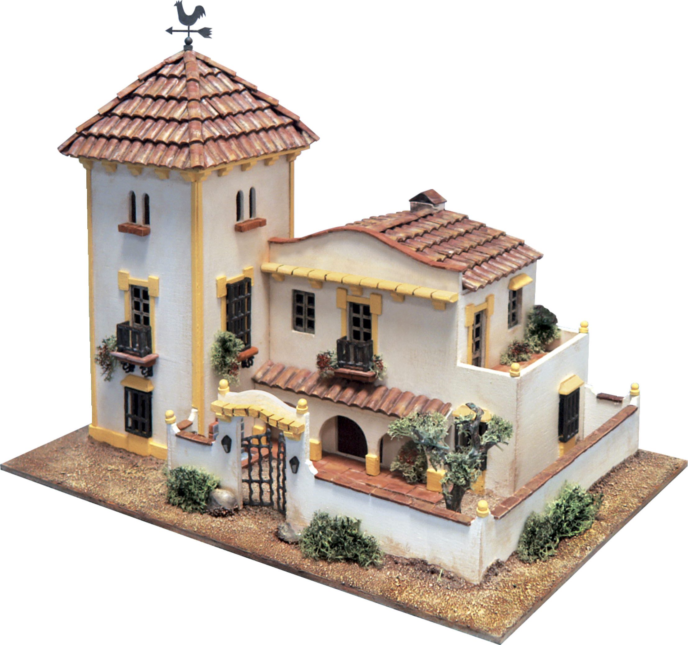 Domus Kits Modellbausatz Triana, Maßstab 1:60, (Modellbausatz, 577-tlg., Architekten Haus), Made in Europe