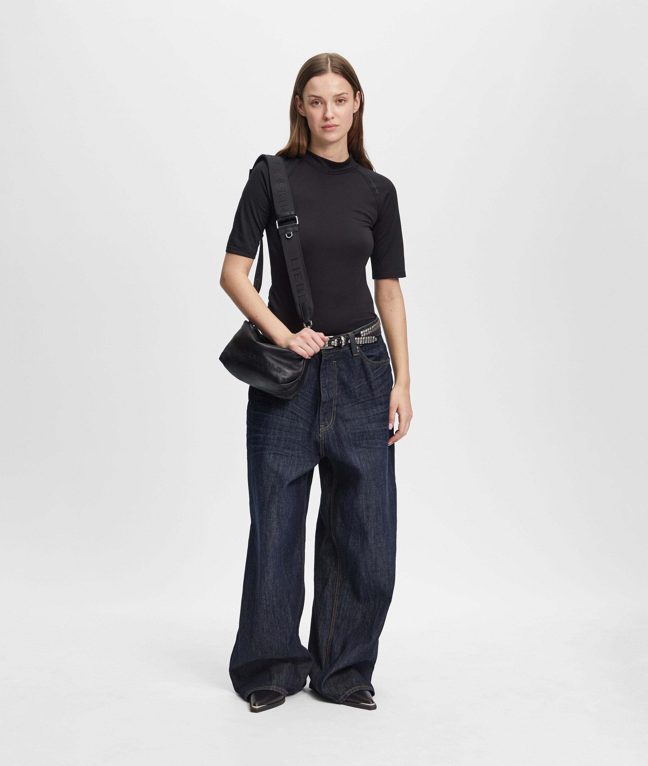 Liebeskind Berlin Umhängetasche Crossbody, Handliche Umhängetasche aus Schafsleder