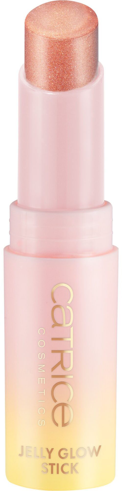 Catrice Highlighter MIDNIGHT SUN Jelly Glow Stick, 3-tlg., Softe Konsistenz, leicht verblendbar, natürliches Schimmern.