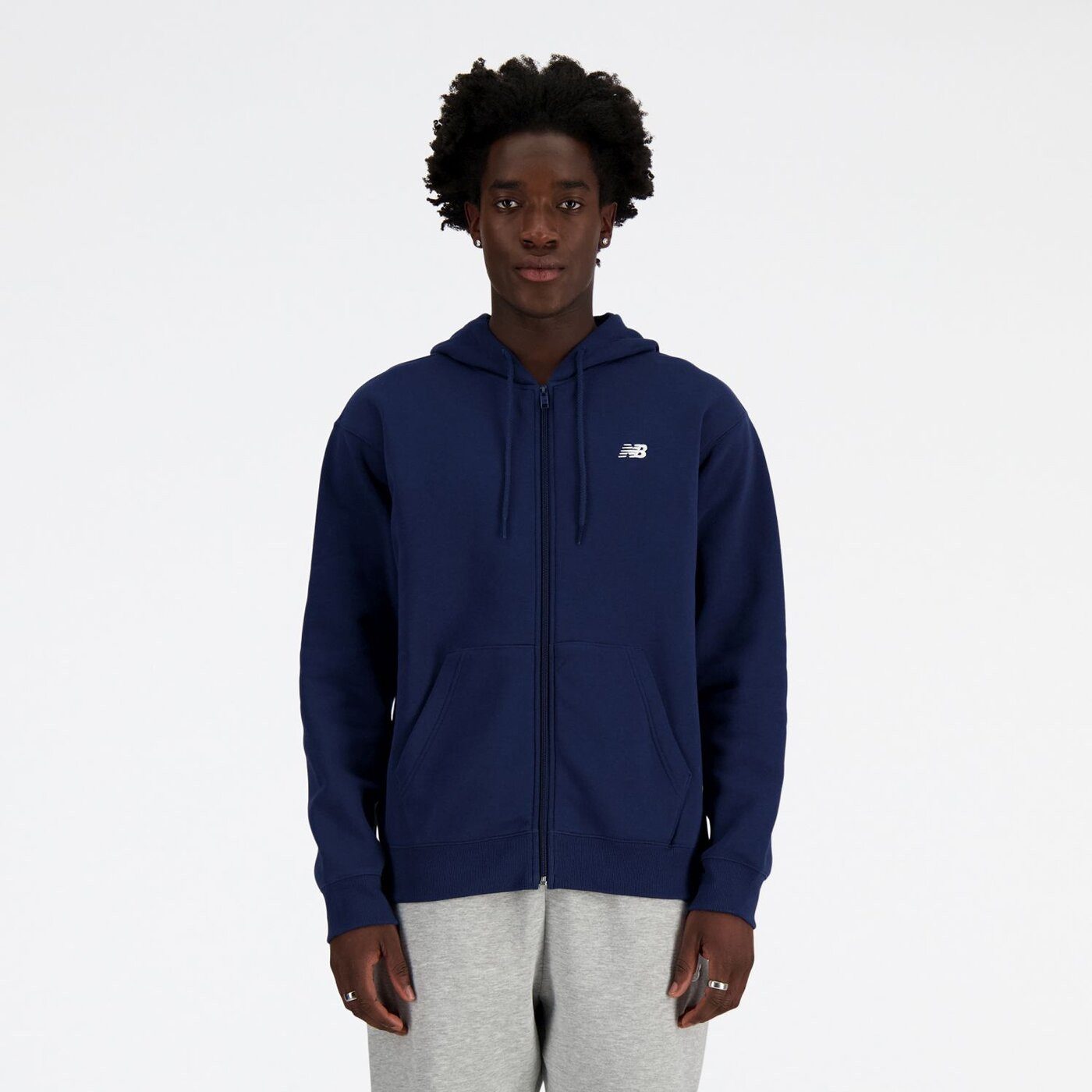 New Balance Skijacke Sport Essentials Logo French Terry Full Zip NNY