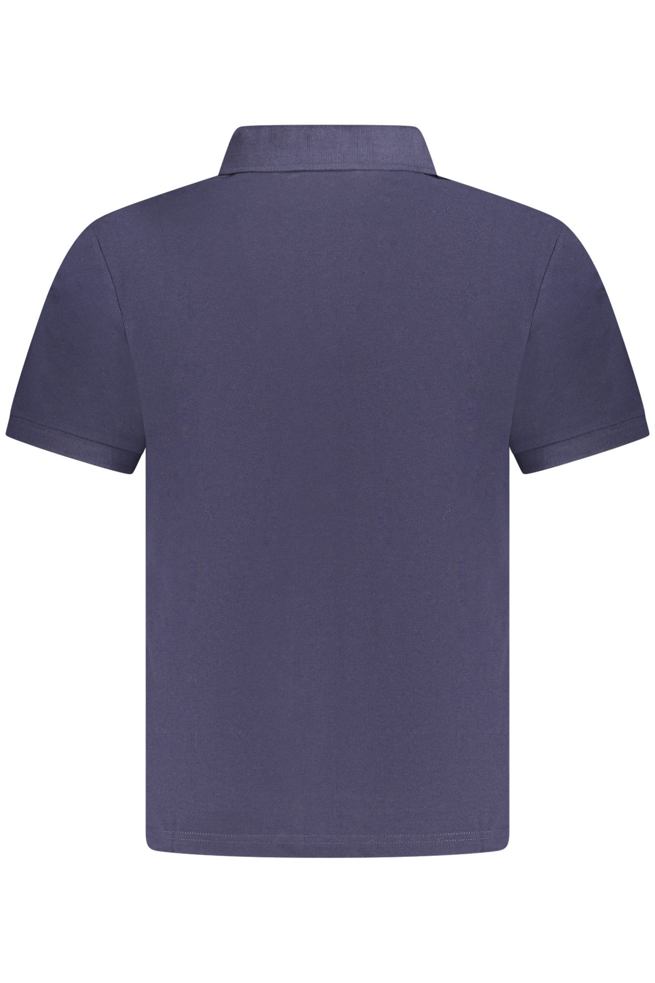 North Sails Poloshirt Herren Kurzarm-Poloshirt Blau mit Druck und Logo