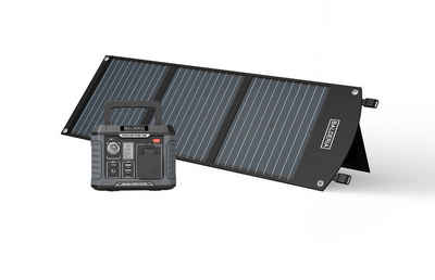 Balderia Stromgenerator »Power-Set«, Powerstation 300W + faltbares Solarmodul 60W