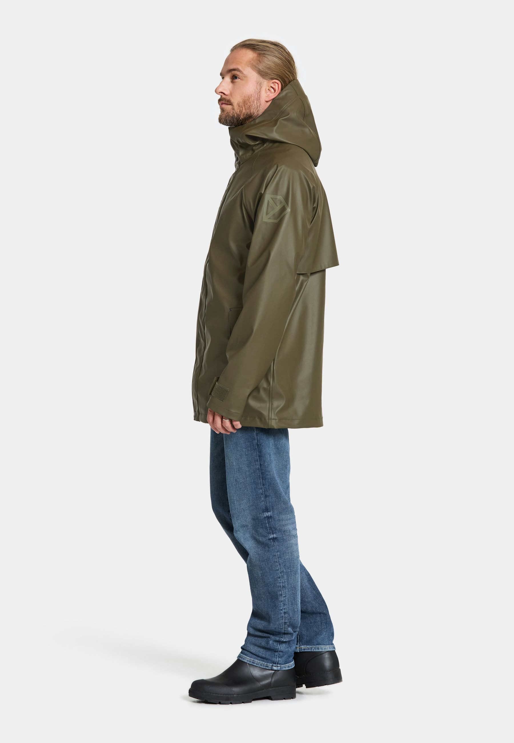 Didriksons Regenjacke Regenjacke Wasserdicht Didriksons Herren DARWIN mit Kapuze mit Taschen – Bild 3 von 5