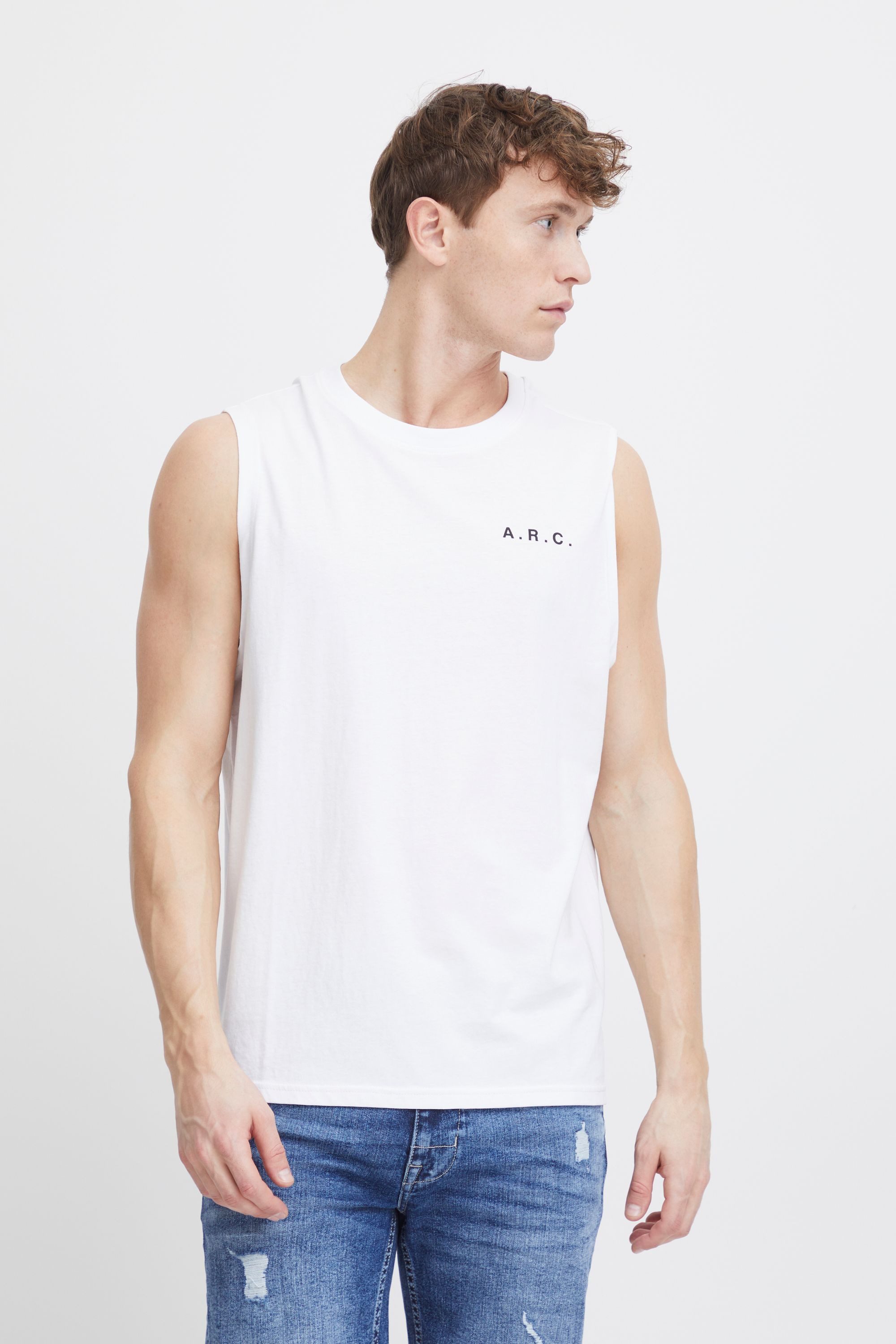 !Solid Tanktop SDMElamdro Modisches Streetwear Tank-Top mit Backprint