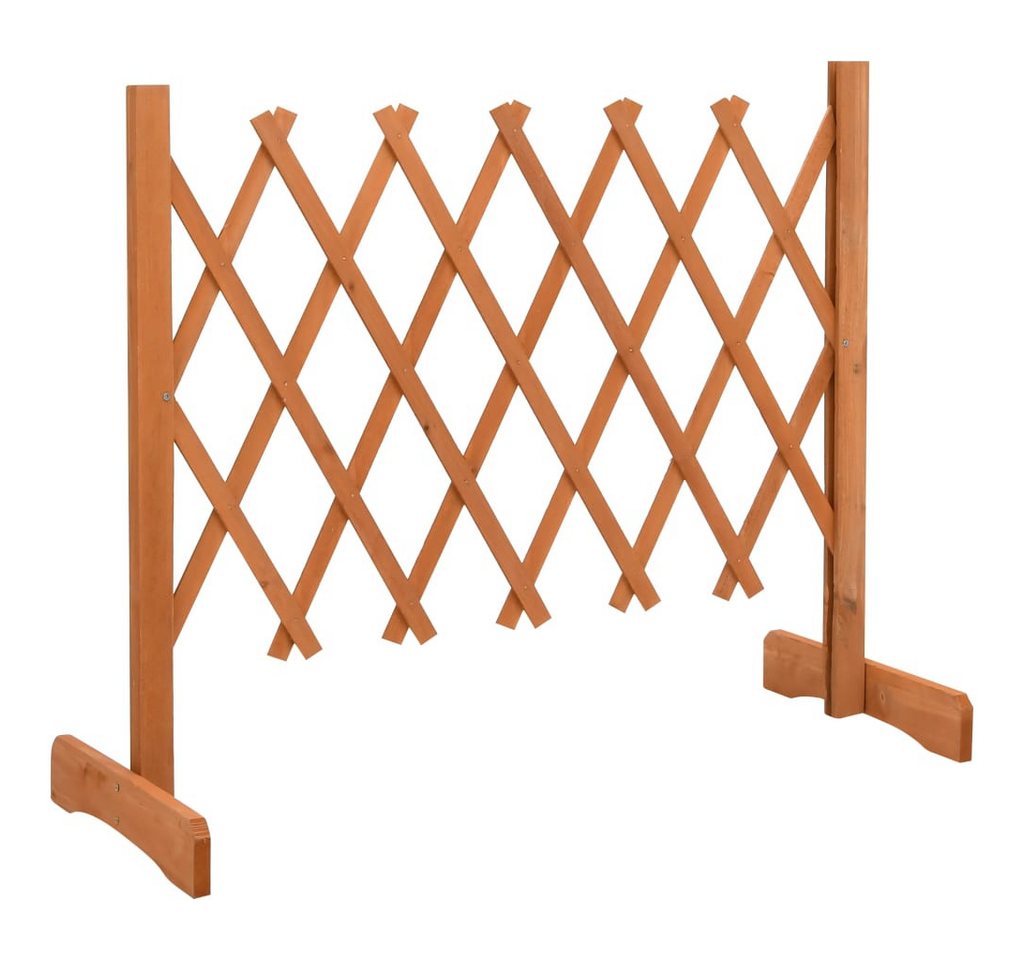 Thumbnail - DOTMALL Gartenzaun Garten-Rankzaun Orange 120x60 cm Massivholz Tanne