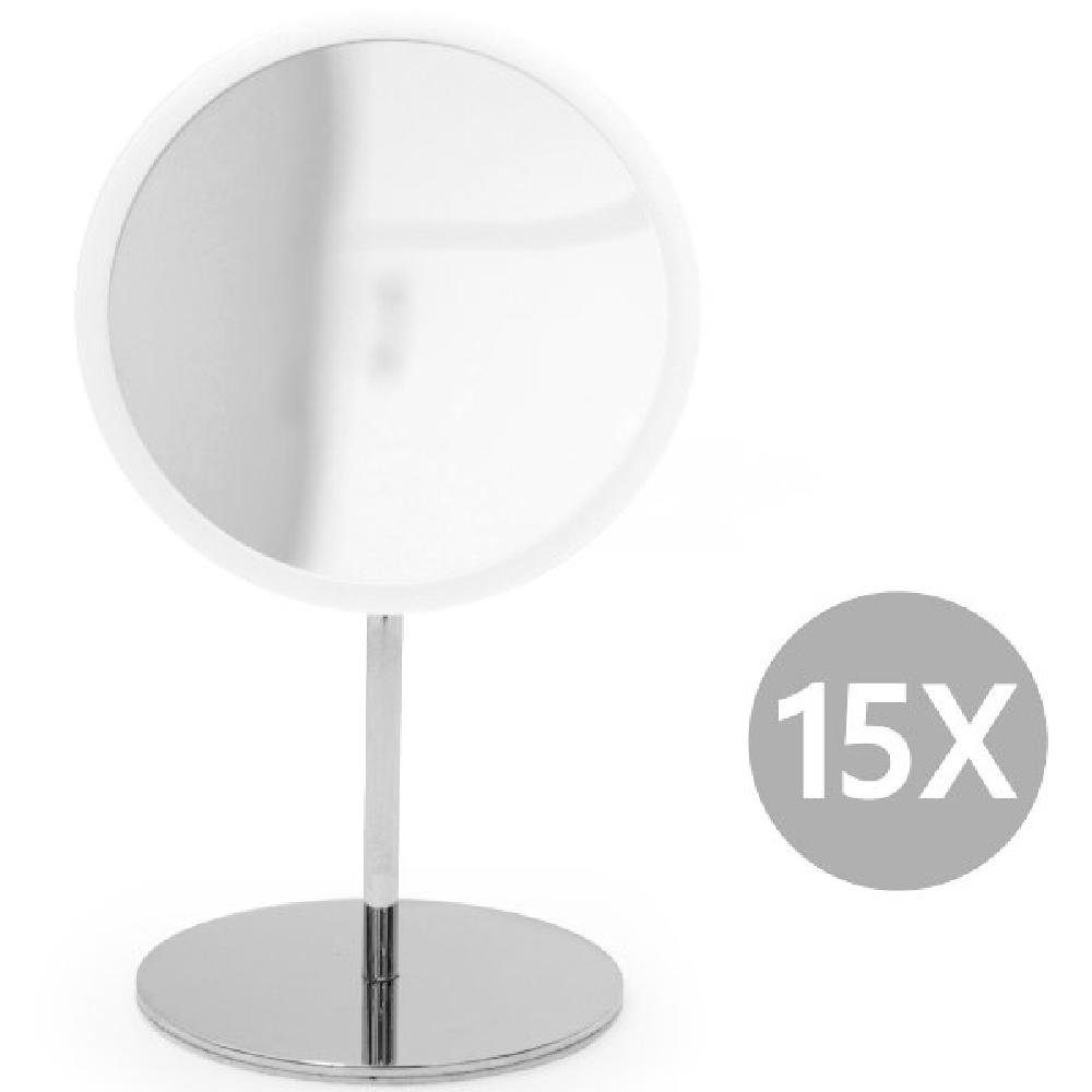 Bosign Spiegel Make-Up Spiegel Airmirror (16,5cm) (abnehmbar) (15fa Standfuß mit Weiß