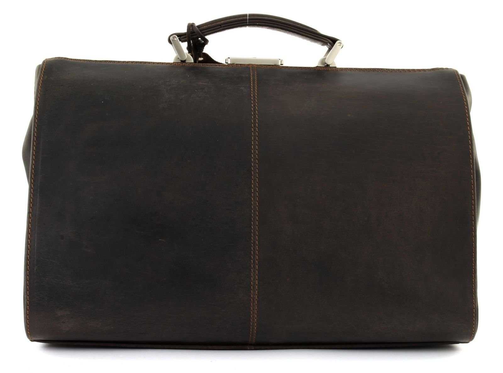 GreenLand Nature Henkeltasche Original Doc-Case, aus echtem Leder