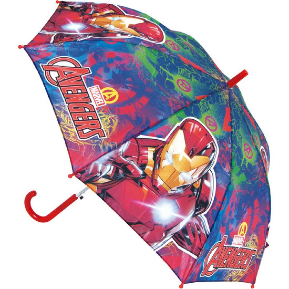 safta Taschenregenschirm Automatikschirm The Avengers Infinity Schwarz cm) (84 Rot