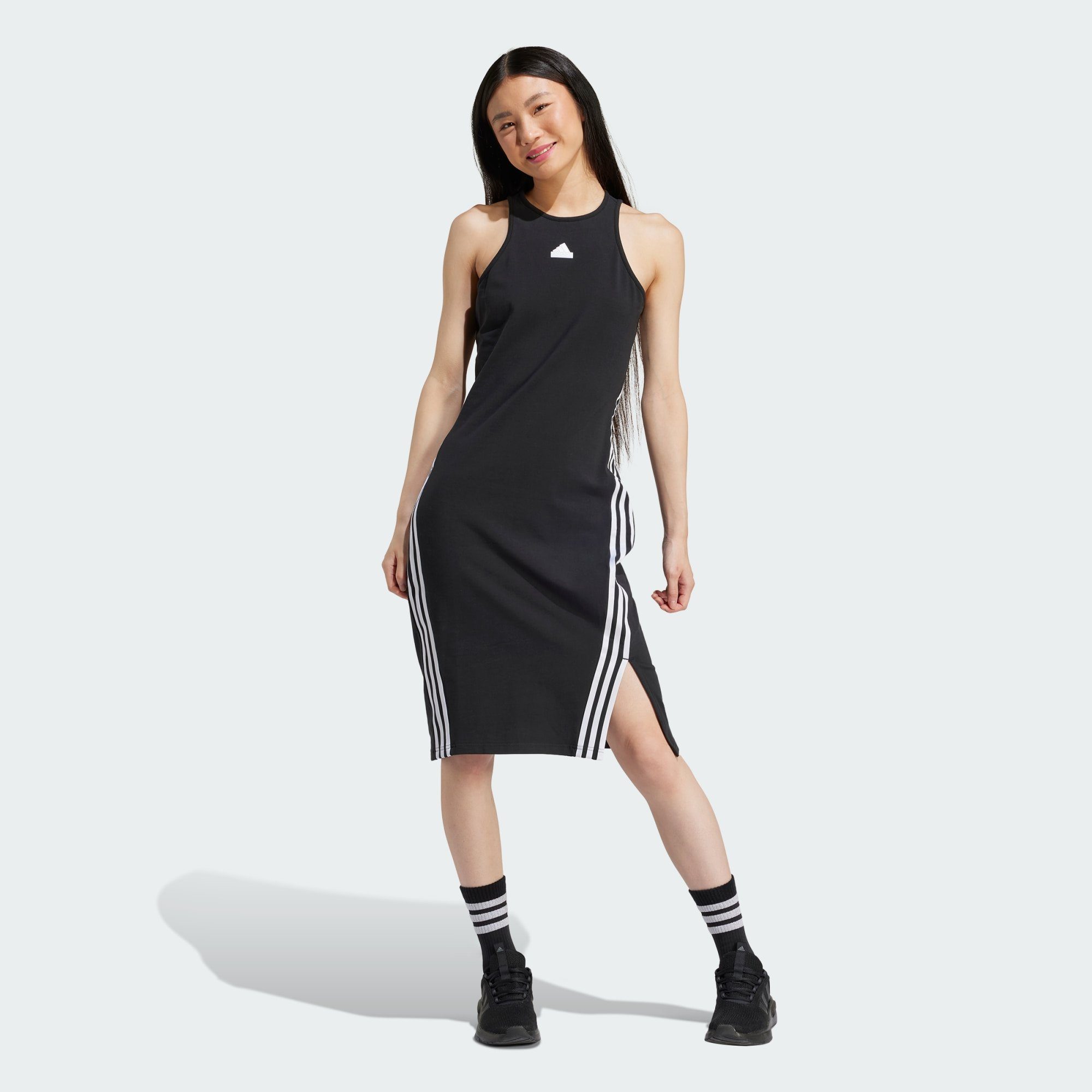 adidas Sportswear Sweatkleid FUTURE ICONS 3-STREIFEN KLEID