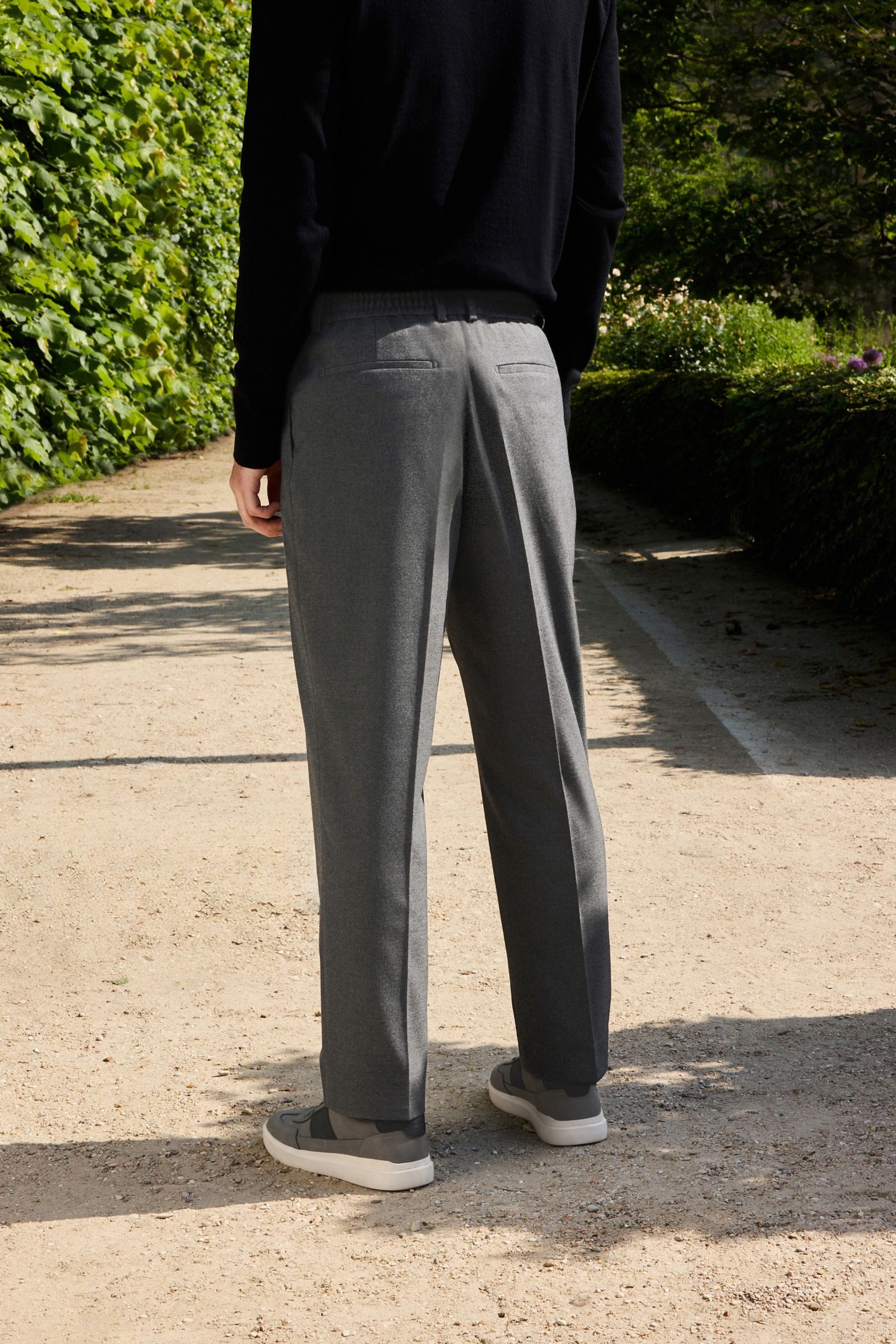 Next Anzughose Slim Fit Elegante Hose aus Flannell (1-tlg) günstig online kaufen