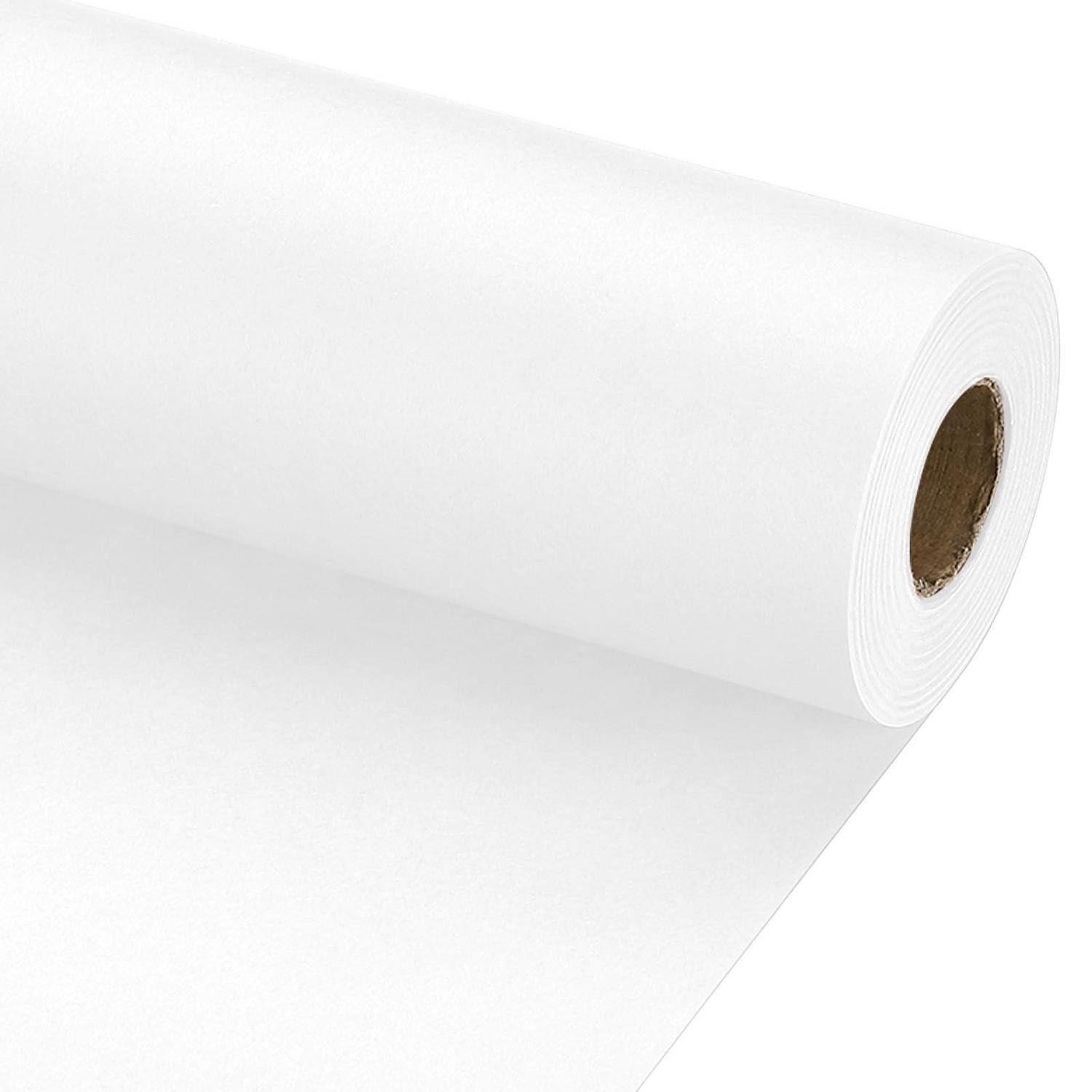 LuxusKollektion Geschenkpapier Geschenkpapier Weiss 20x700 Zoll, (1St)