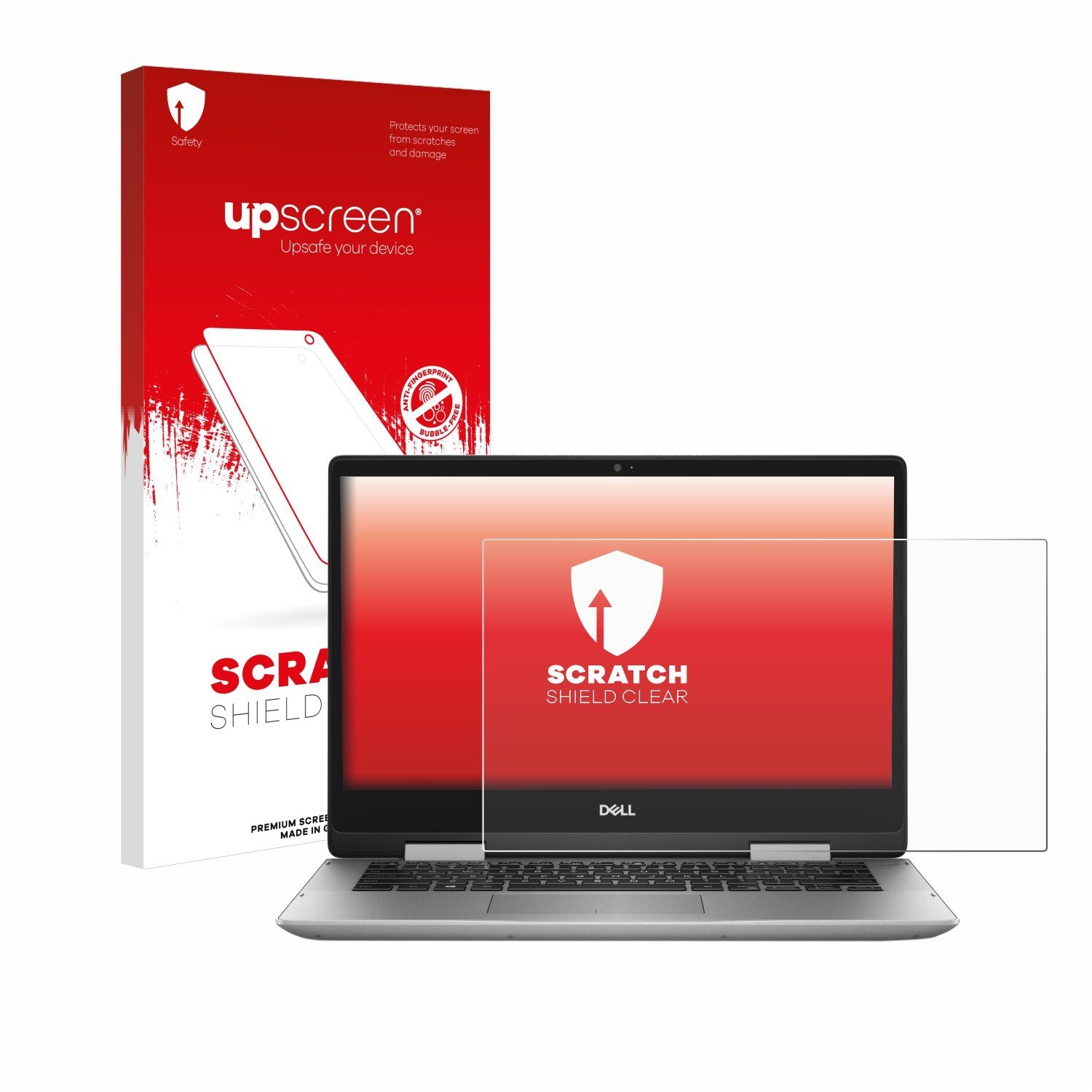 upscreen Schutzfolie für Dell Inspiron 3482 14", Displayschutzfolie, Folie klar Anti-Scratch Anti-Fingerprint