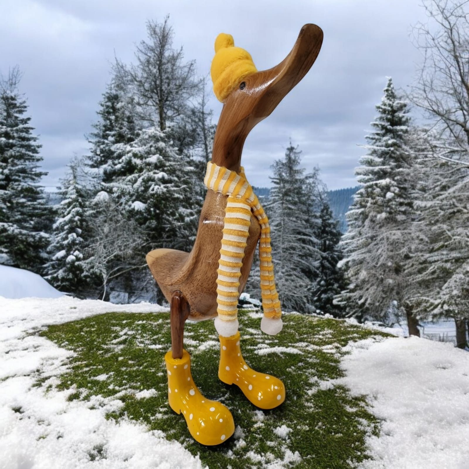 Kinaree Dekofigur Deko Ente Holz mit günstig online kaufen