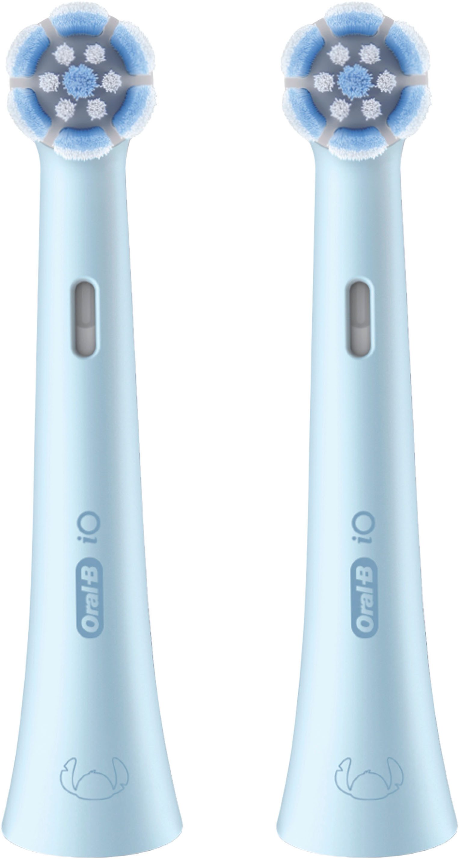 Oral-B Aufsteckbürsten iO Kids 6+ Disney Stitch, Sanft zu wackeligen Zähnen & Zahnfleisch, ab 6 Jahren