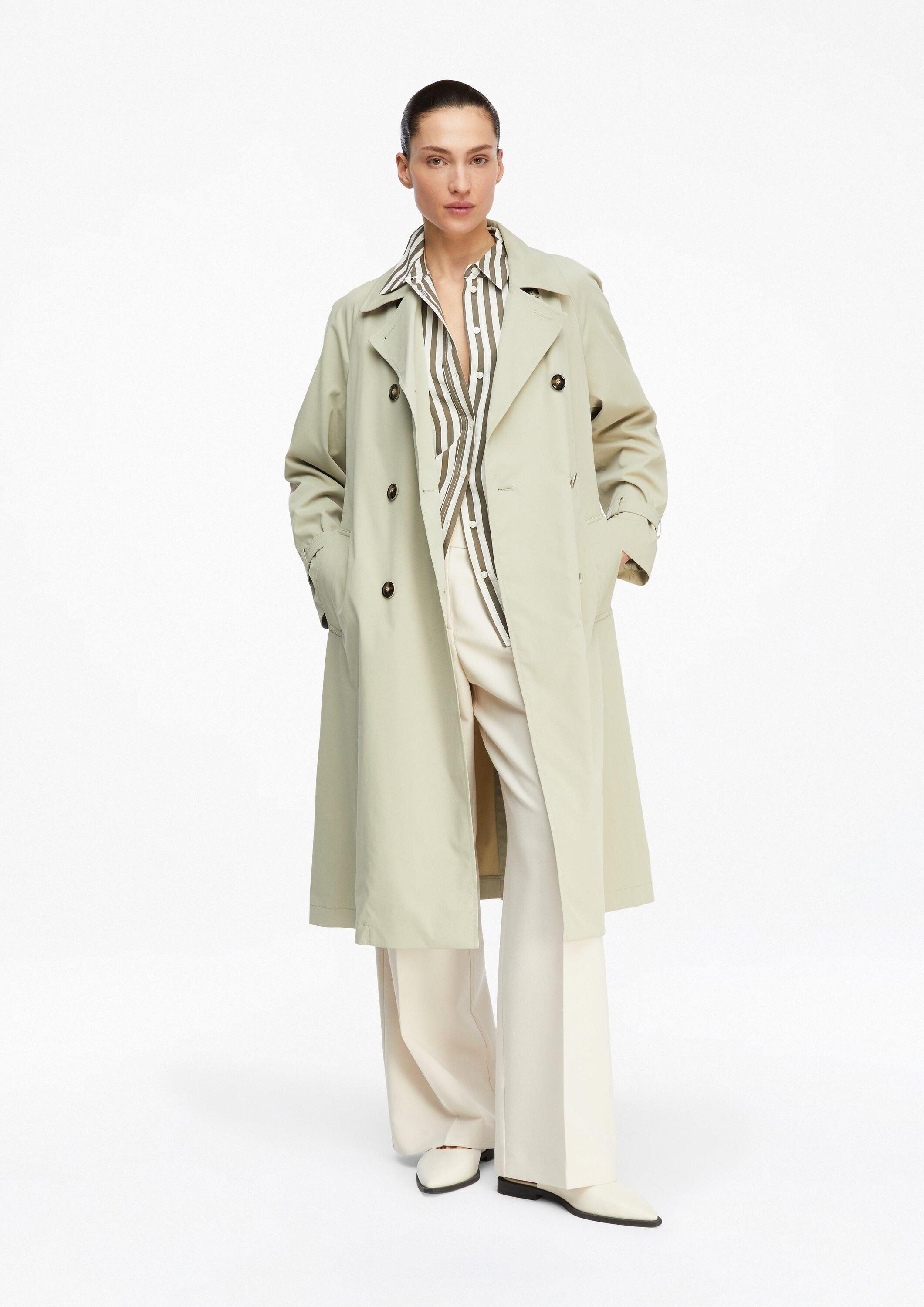 comma Trenchcoat Outdoor-Mantel Klassischer Trenchcoat mit Bindegürtel