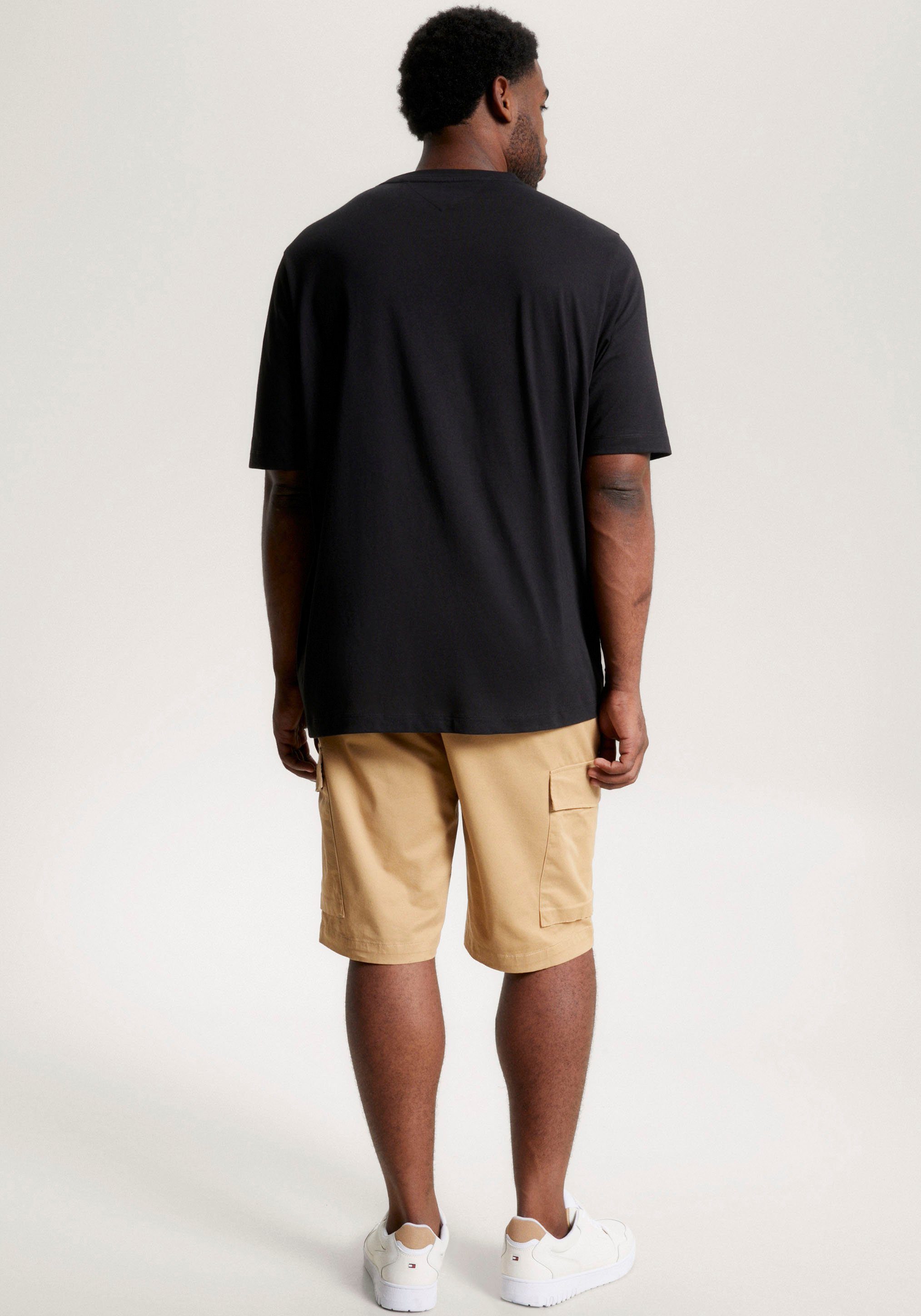 TEE-B & Hilfiger Tall Tommy T-Shirt BT-MONOTYPE ROUNDLE Big Black