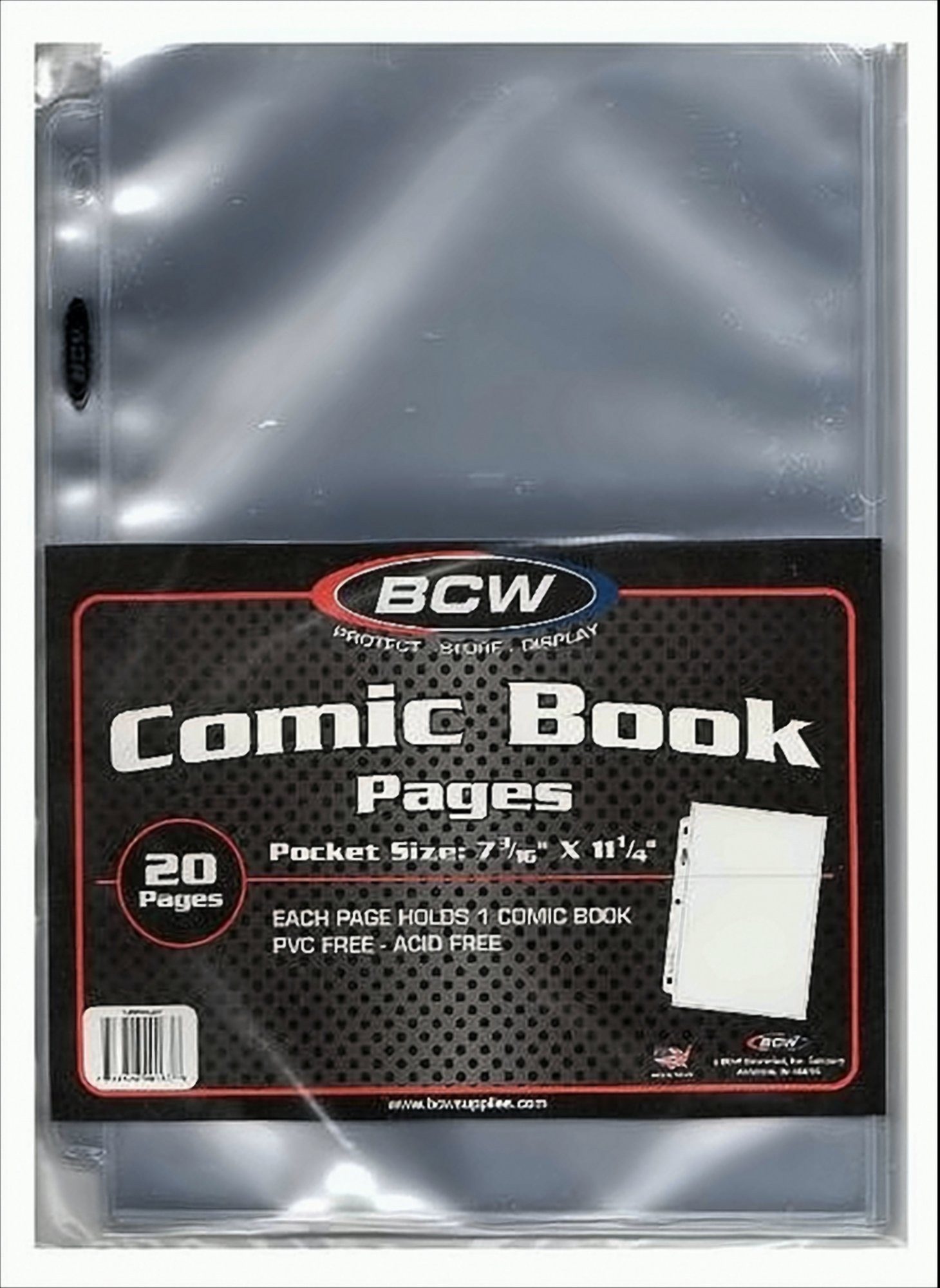 BCW Sammelkarte BCW Comic Book Page (20 ct)