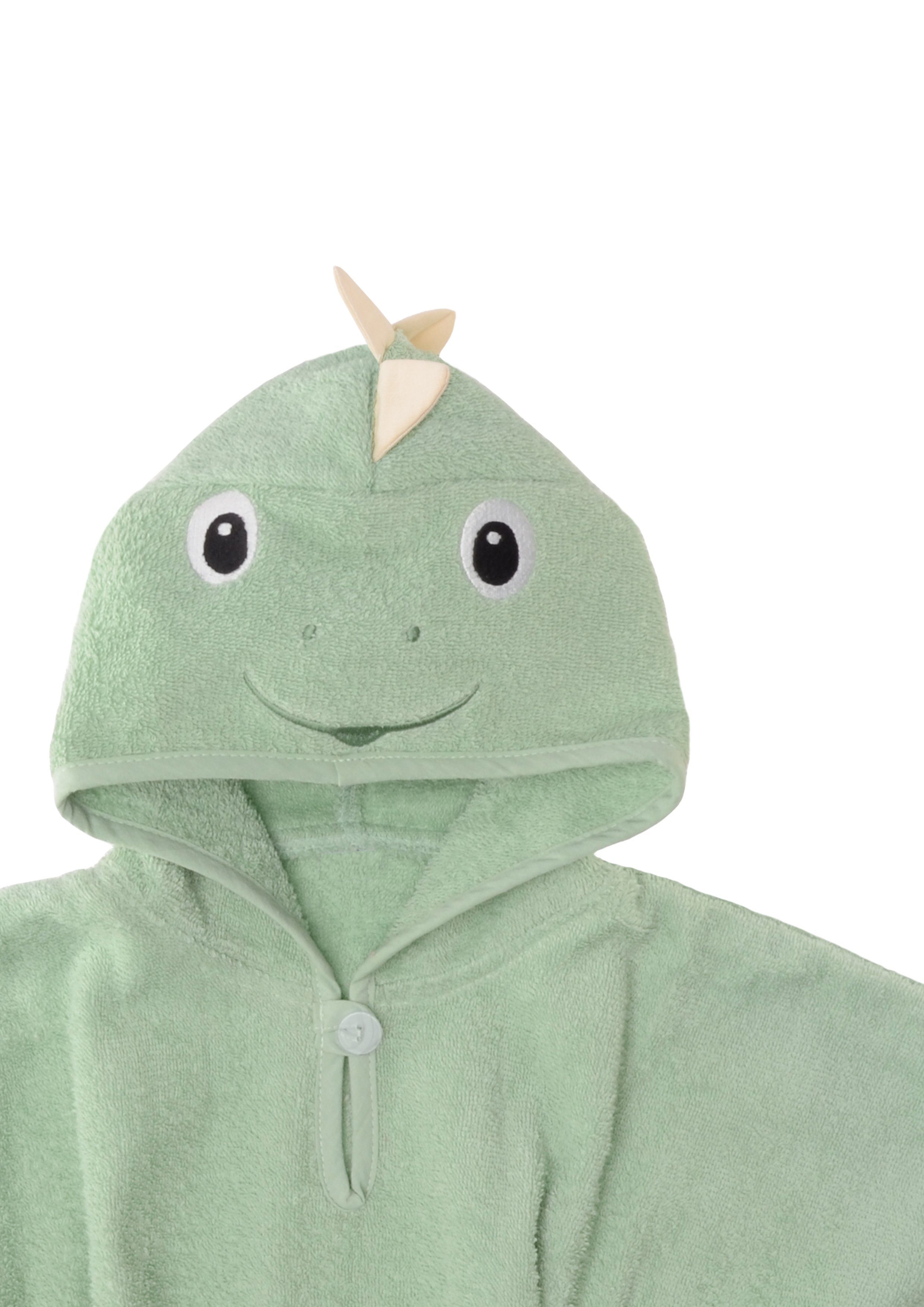 Liliput Poncho Kapuze bestickter Dino mit