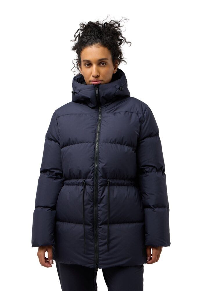 Jack Wolfskin Daunenmantel Kirschallee (wasserdicht) navyblau Damen