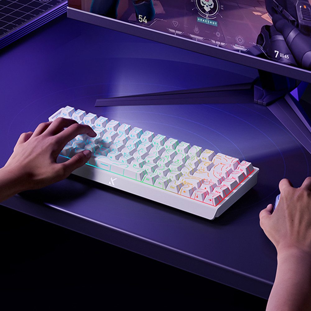 Insma Ace 68 80-Tasten Mechanische Tastatur (Gaming-Tastatur mit Magnetschaltern und RGB-Beleuchtung)