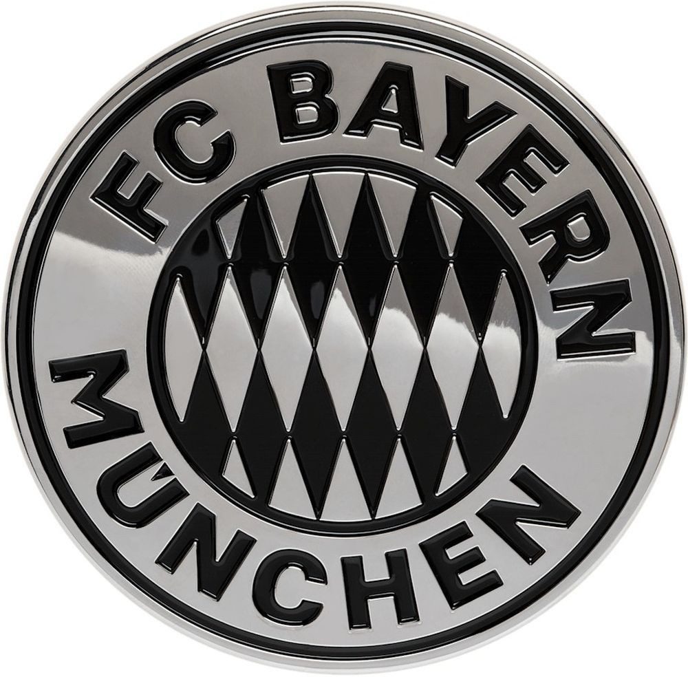FC Bayern München Aufkleber Chrome Logo