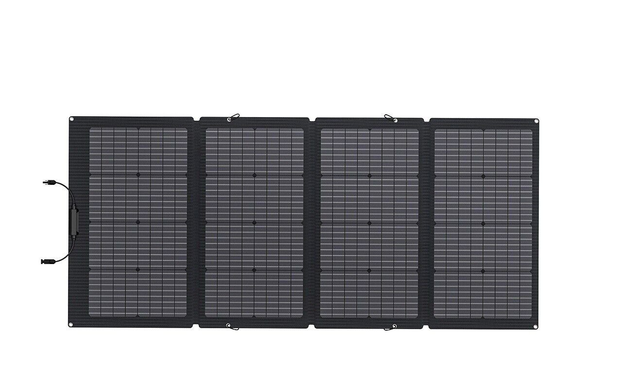Ecoflow Solarmodul EcoFlow 220W Portables Solarpanel, 220 W, Monokristallines Silizium