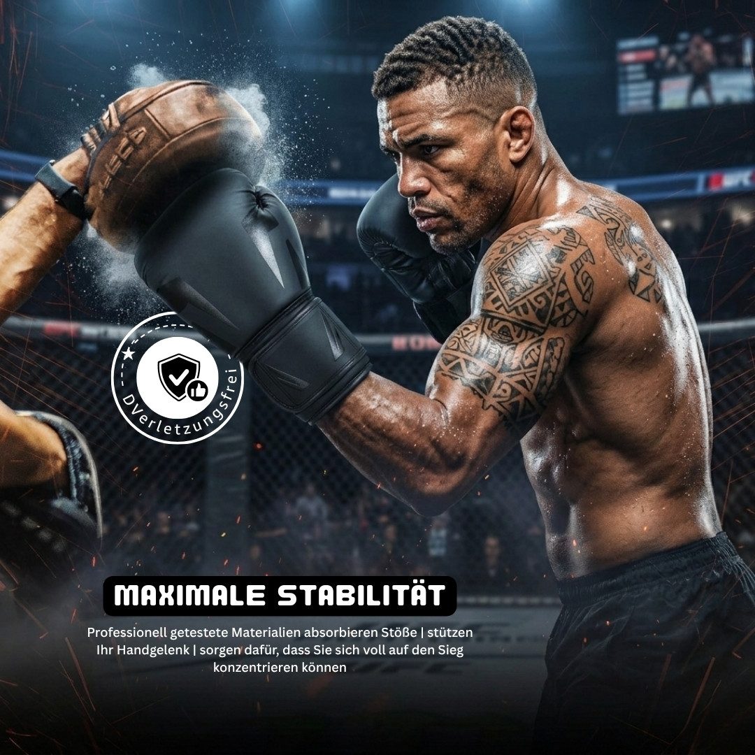 Endless Boxhandschuhe Kunstleder Boxhandschuhe Paar Ideal für Stabilität & Schlagfestigkeit (1 Paar Boxhandschuhe, für Boxen, MMA, Muay Thai, Kickboxen und Kampfsportarten), Punching-Handschuhe