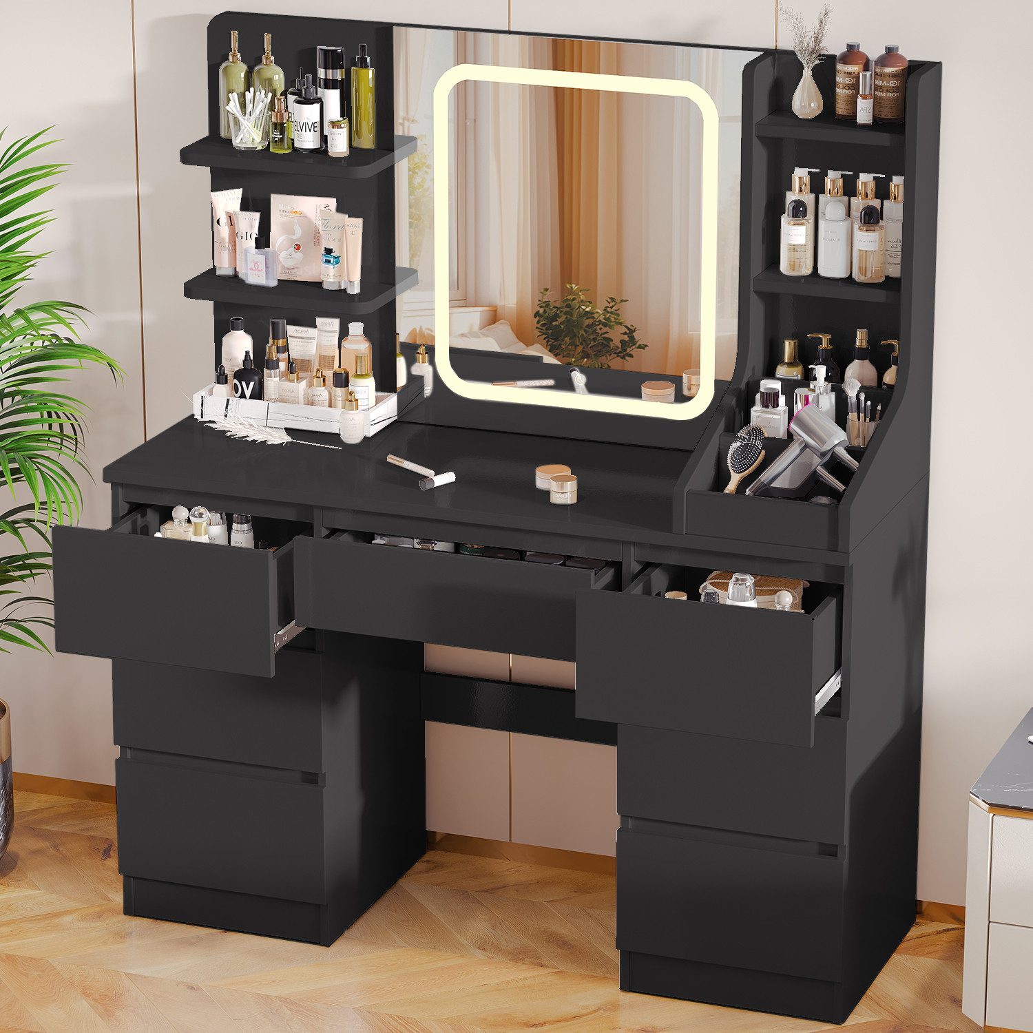 HOMALL Schminktisch Schminktisch mit Spiegel und günstig online kaufen