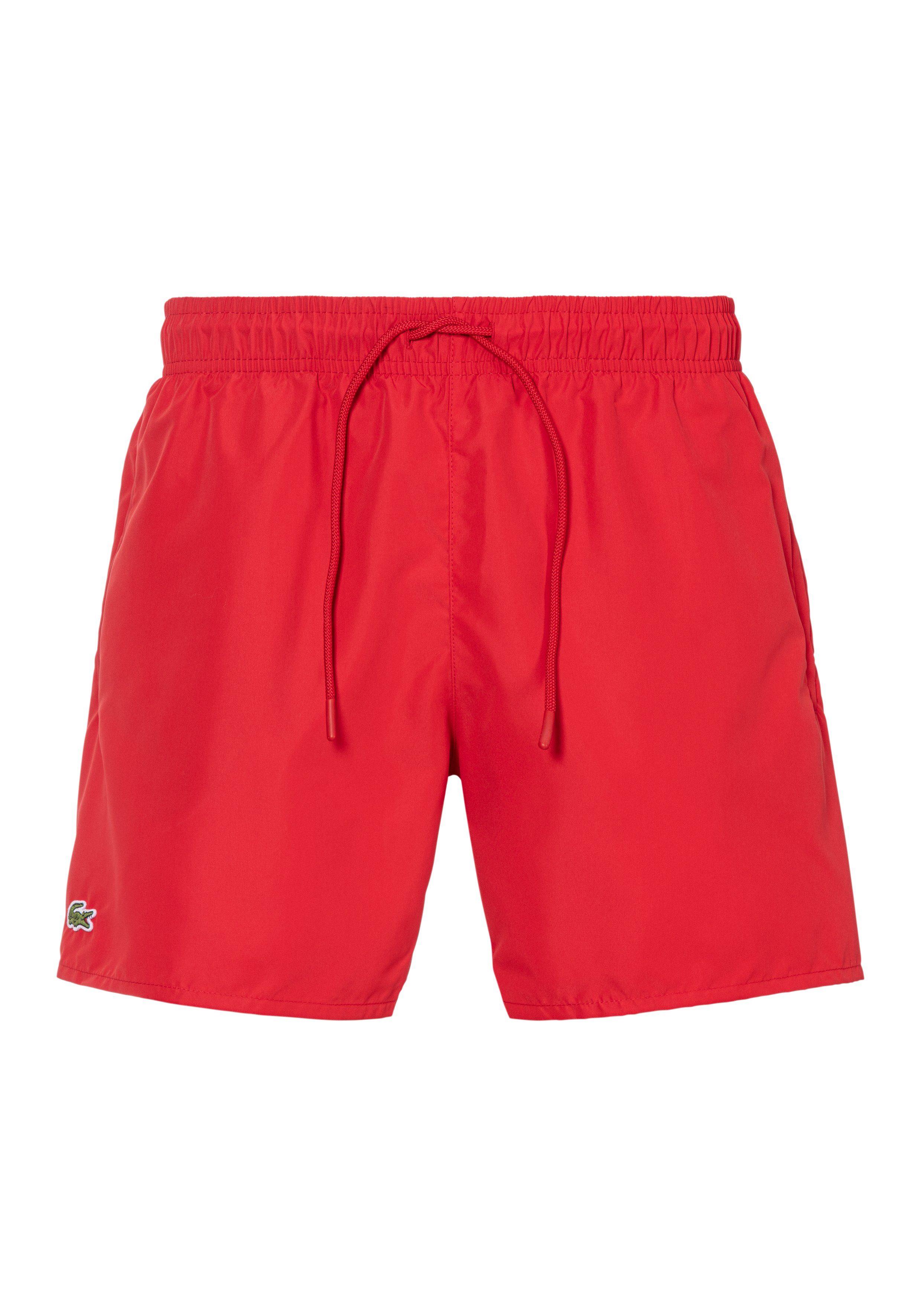 Lacoste Badeshorts mit elastischen Bund