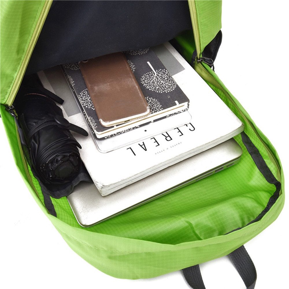 Bextsrack Tagesrucksack Ultraleichter Faltbarer Rucksack Wasserfest und Verstaubarer Daypack, für Wandern, Reisen, Radtouren und Städtetrips
