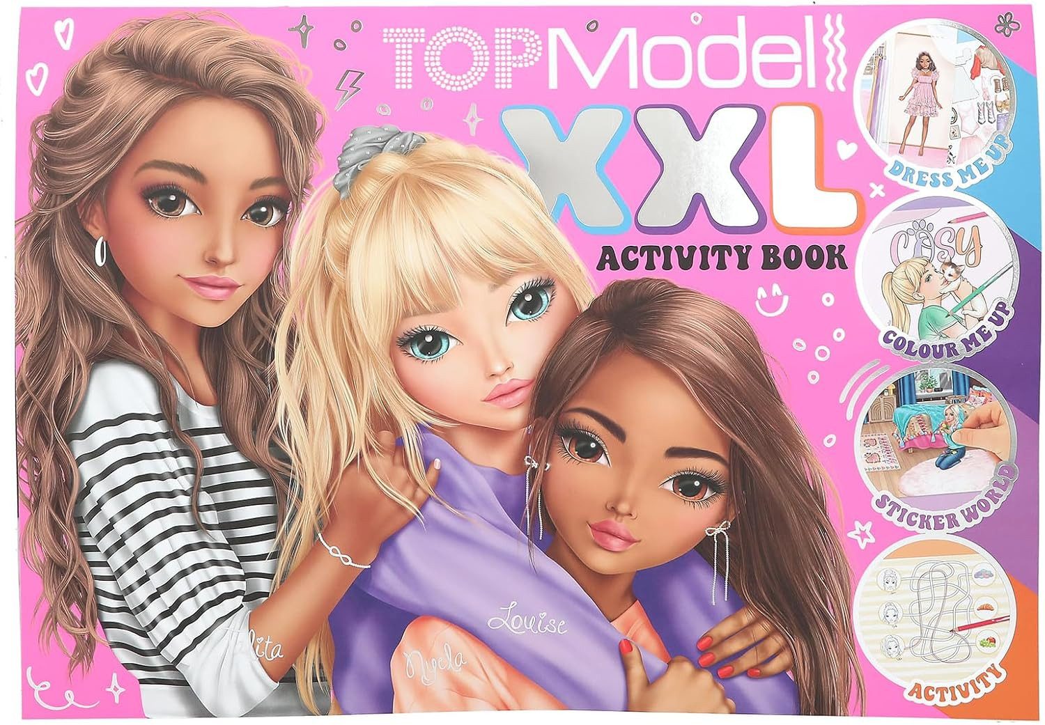 Depesche Malbuch TOPModel Kreativbuch XXL - Malbuch mit 24 Seiten zum Ausmalen & Gestal