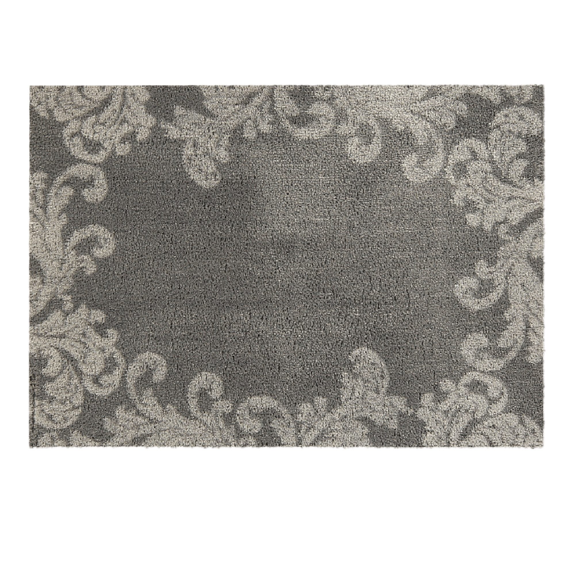 akzente Fußmatte Feel Rococo Ornaments grey, günstig online kaufen