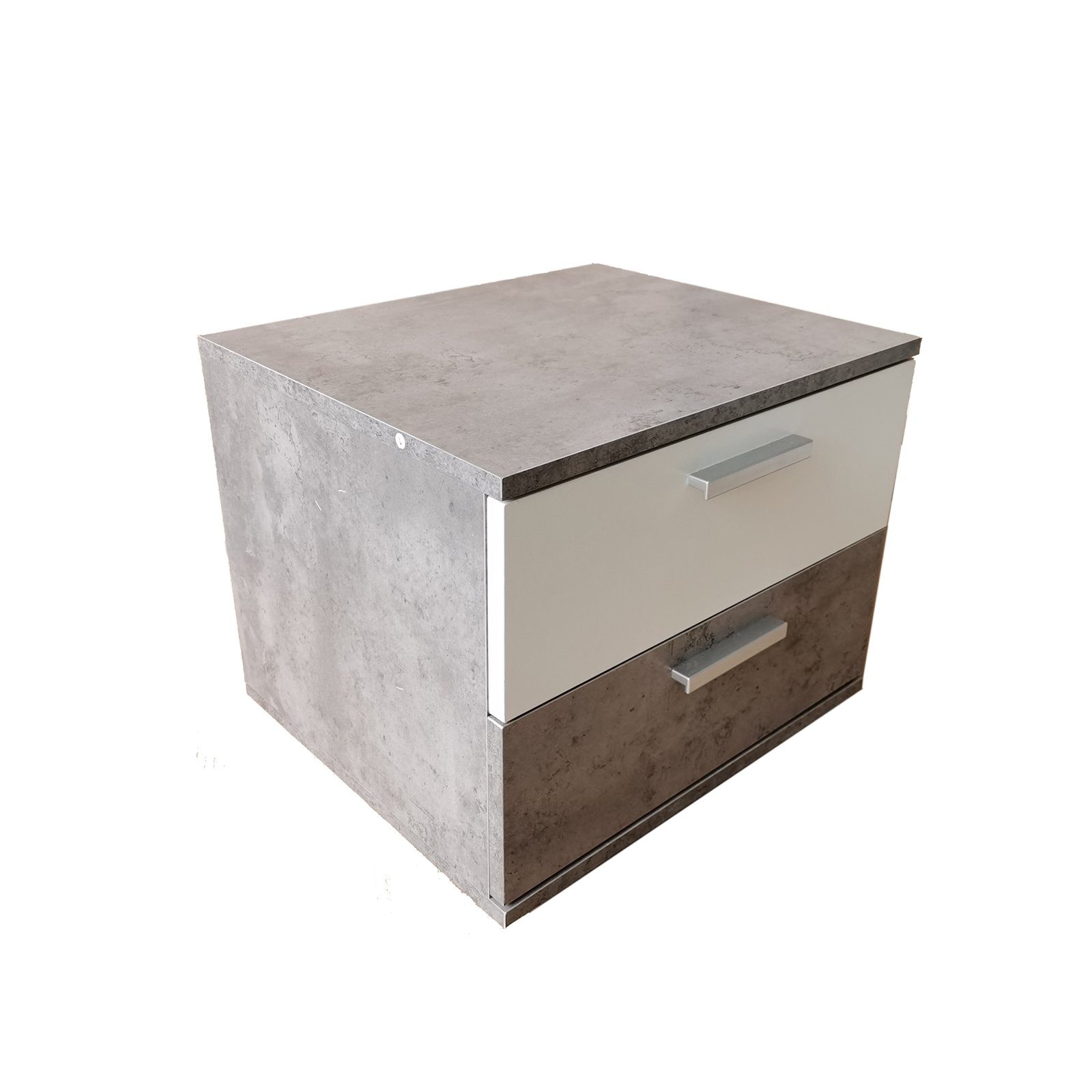 HTI-Living Nachtschrank Nachtschrank 2er Set Beton günstig online kaufen