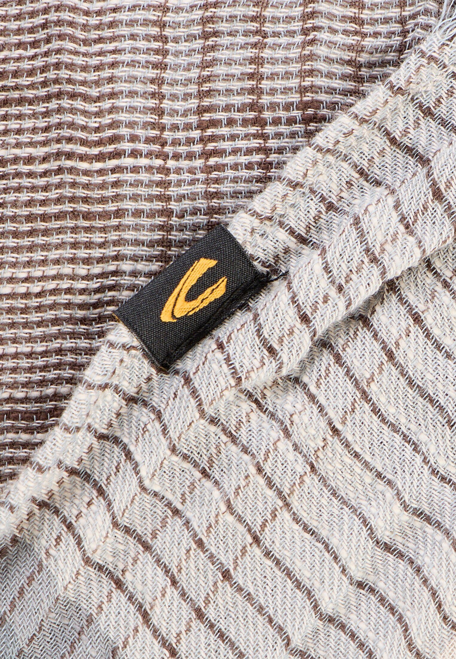 camel active Modeschal aus Baumwoll-Twill