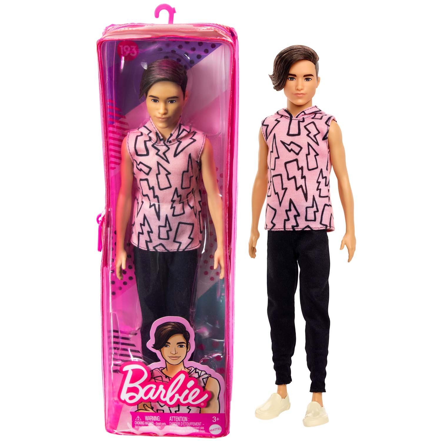 Mattel GmbH Anziehpuppe Barbie Ken Fashionistas Puppe im pinken Hoodie mit günstig online kaufen