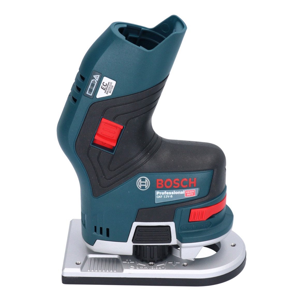 Bosch Professional Oberfräse GKF 12V-8 Professional Akku Kantenfräse 12 V (06016B0001) + L-Boxx