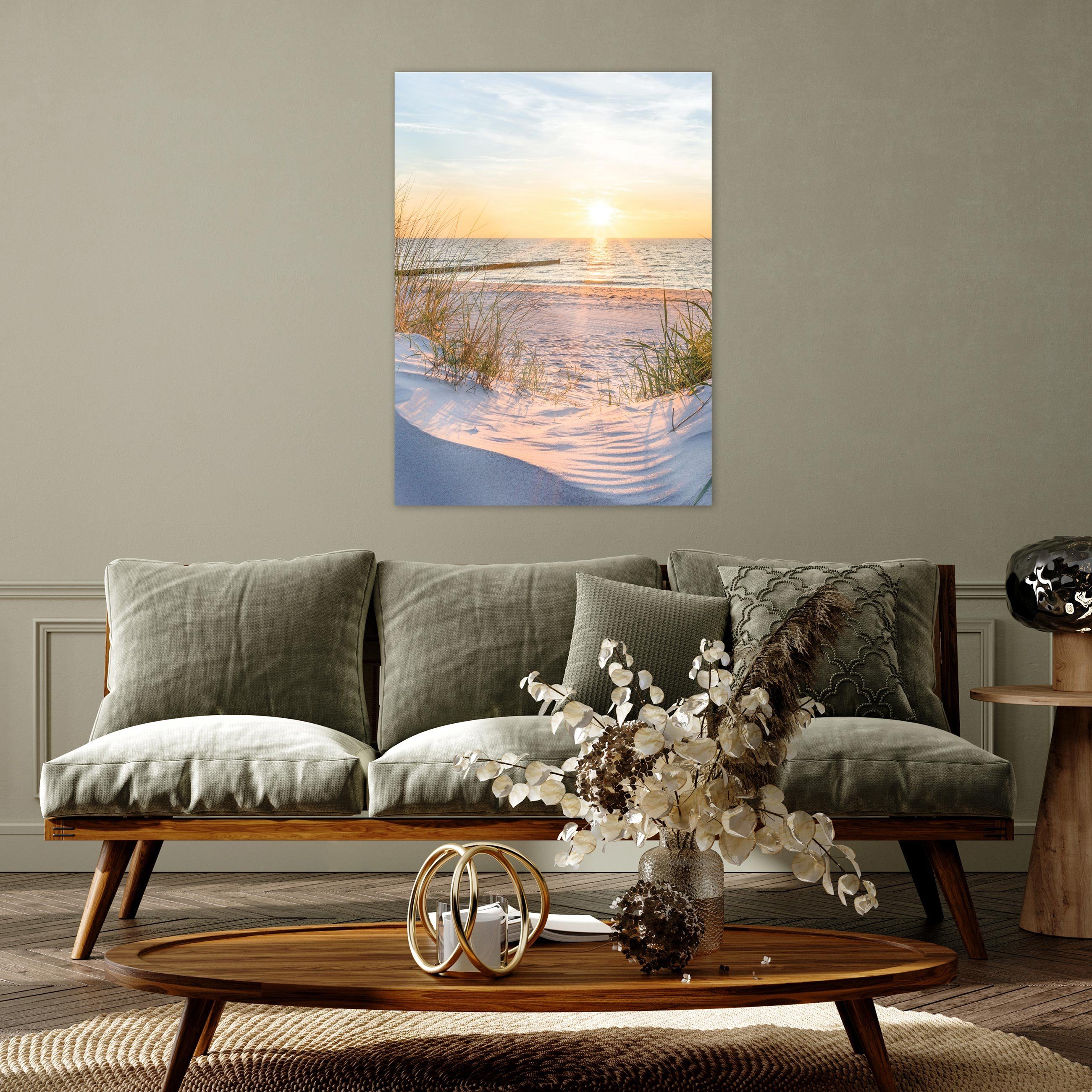 Wallarena Poster Strand Meer Natur Wohnzimmer Schlafzimmer Kunstdruck Wandb günstig online kaufen