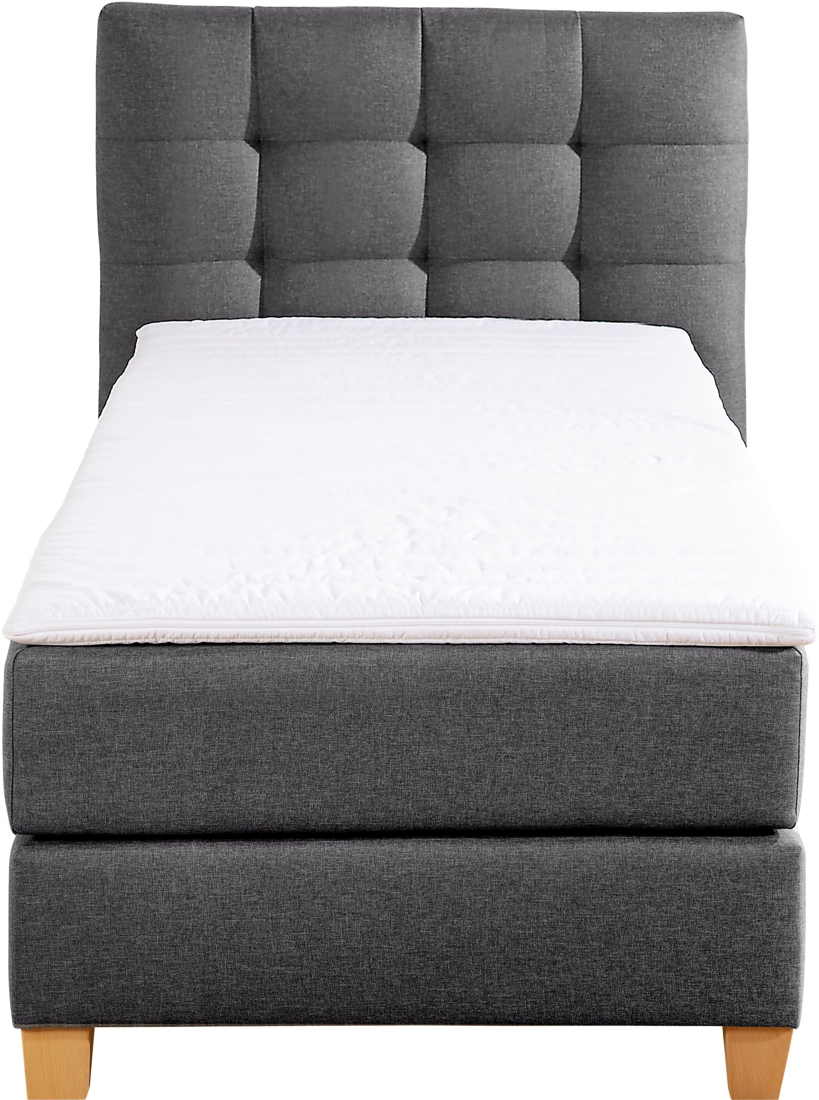 Home affaire Boxspringbett Moulay, inkl. Topper, in 3 Härtegraden, TFK auch in Härtegrad 4