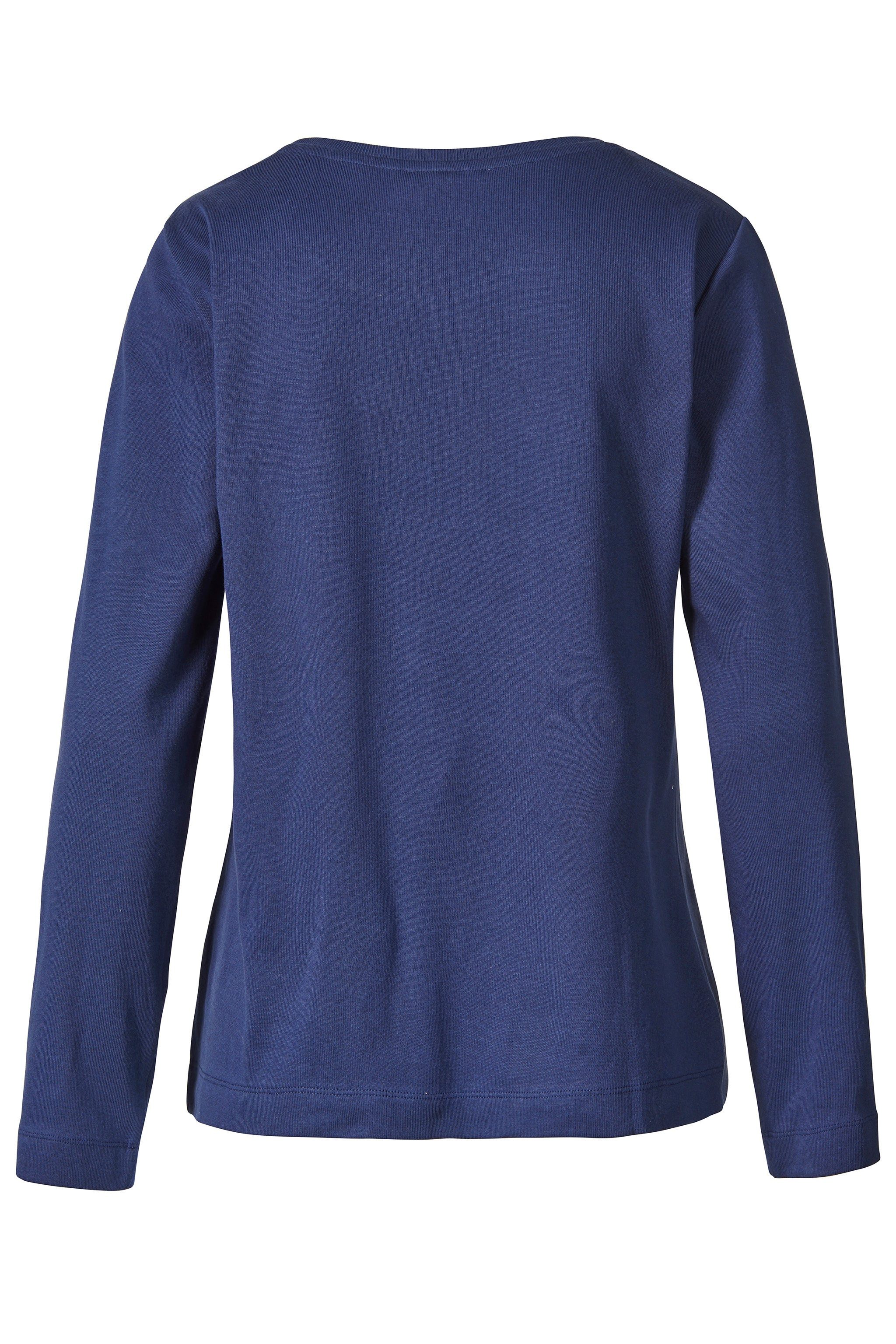 Himalaya Clothing Langarmshirt Basic Damen Shirt langarm "Alma" aus Feinrip günstig online kaufen
