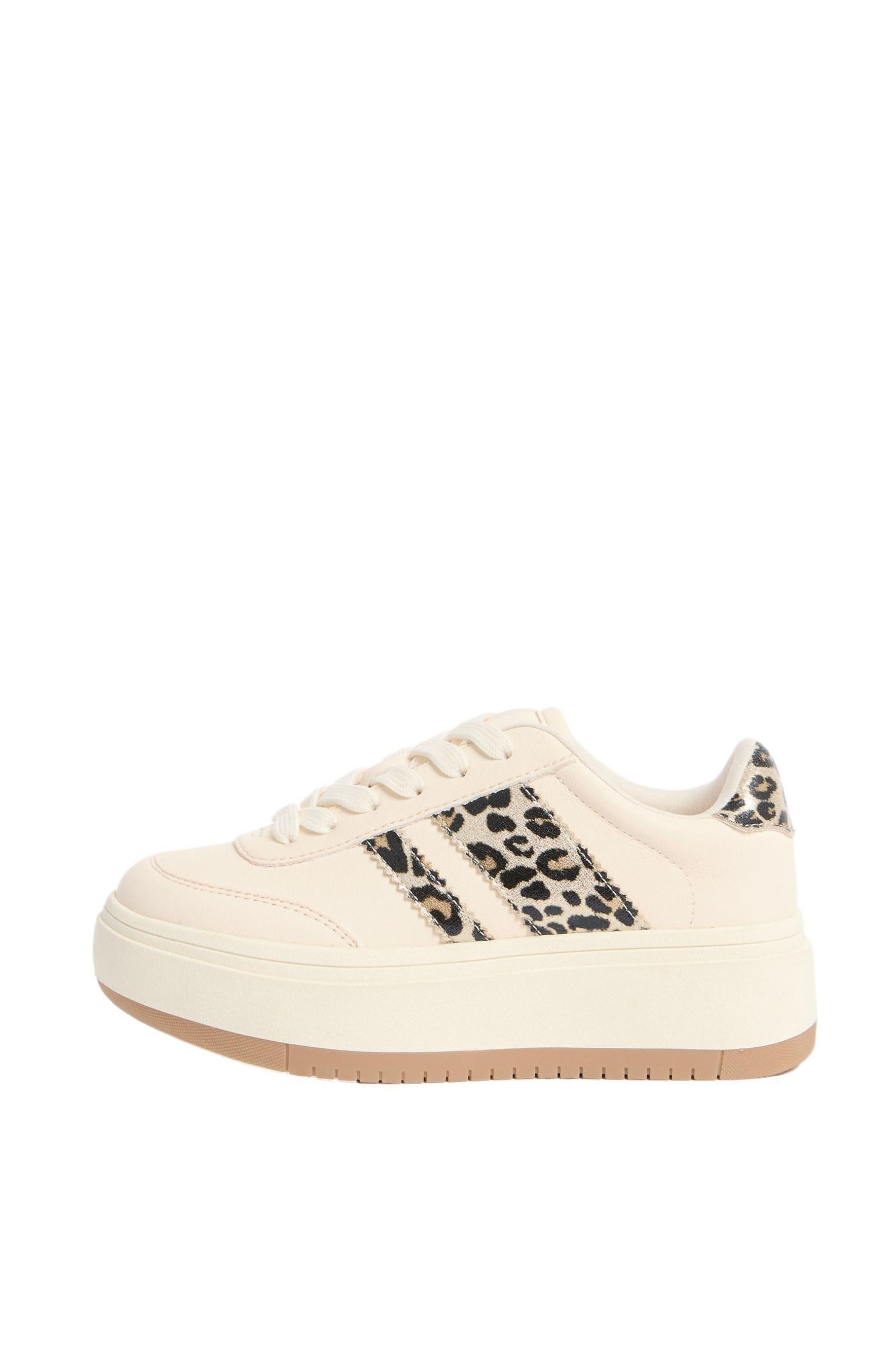 Lipsy Sportsneaker mit Streifen + Leopardenmuster Sneaker