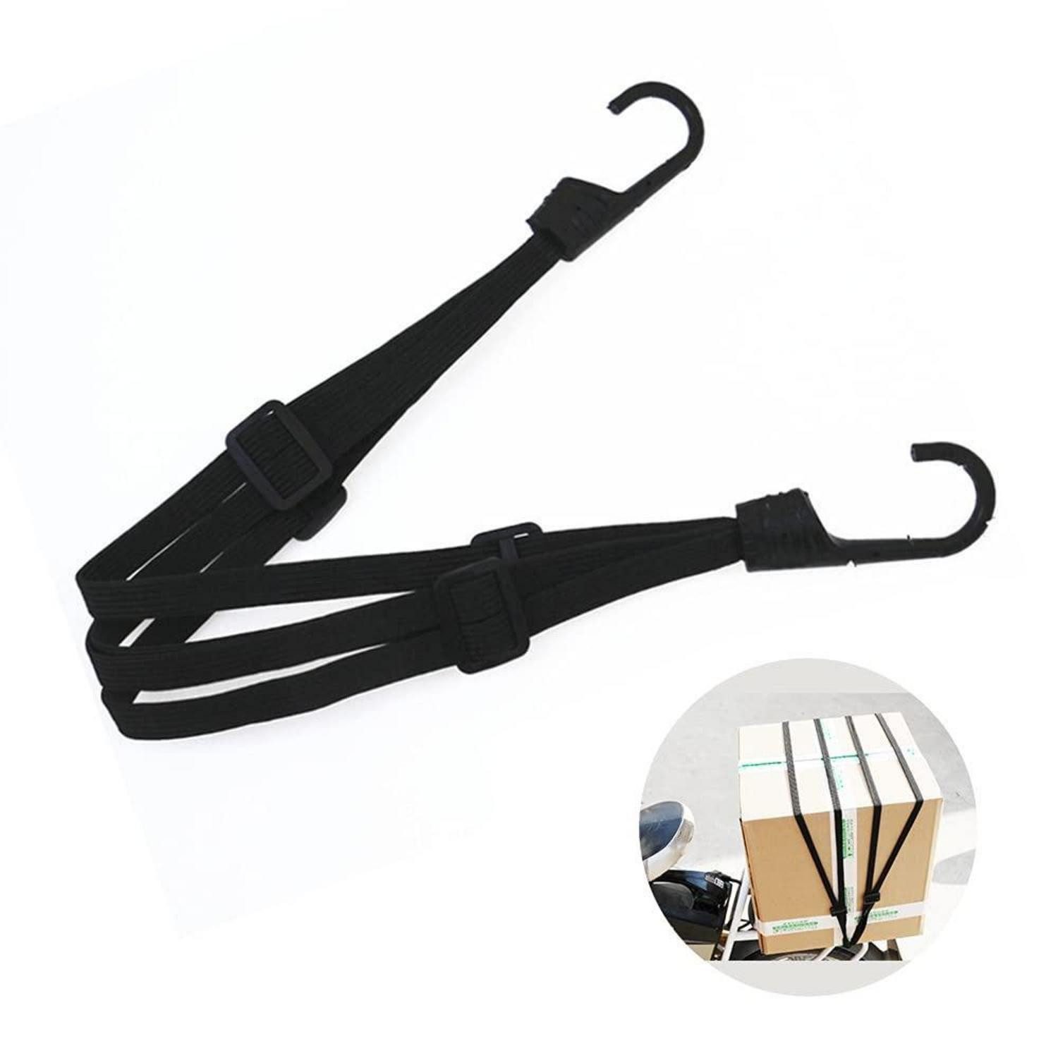 LuxusKollektion Spanngurt Spanngurt Gepäckträger 2tlg Haken 60-110cm (1-St)