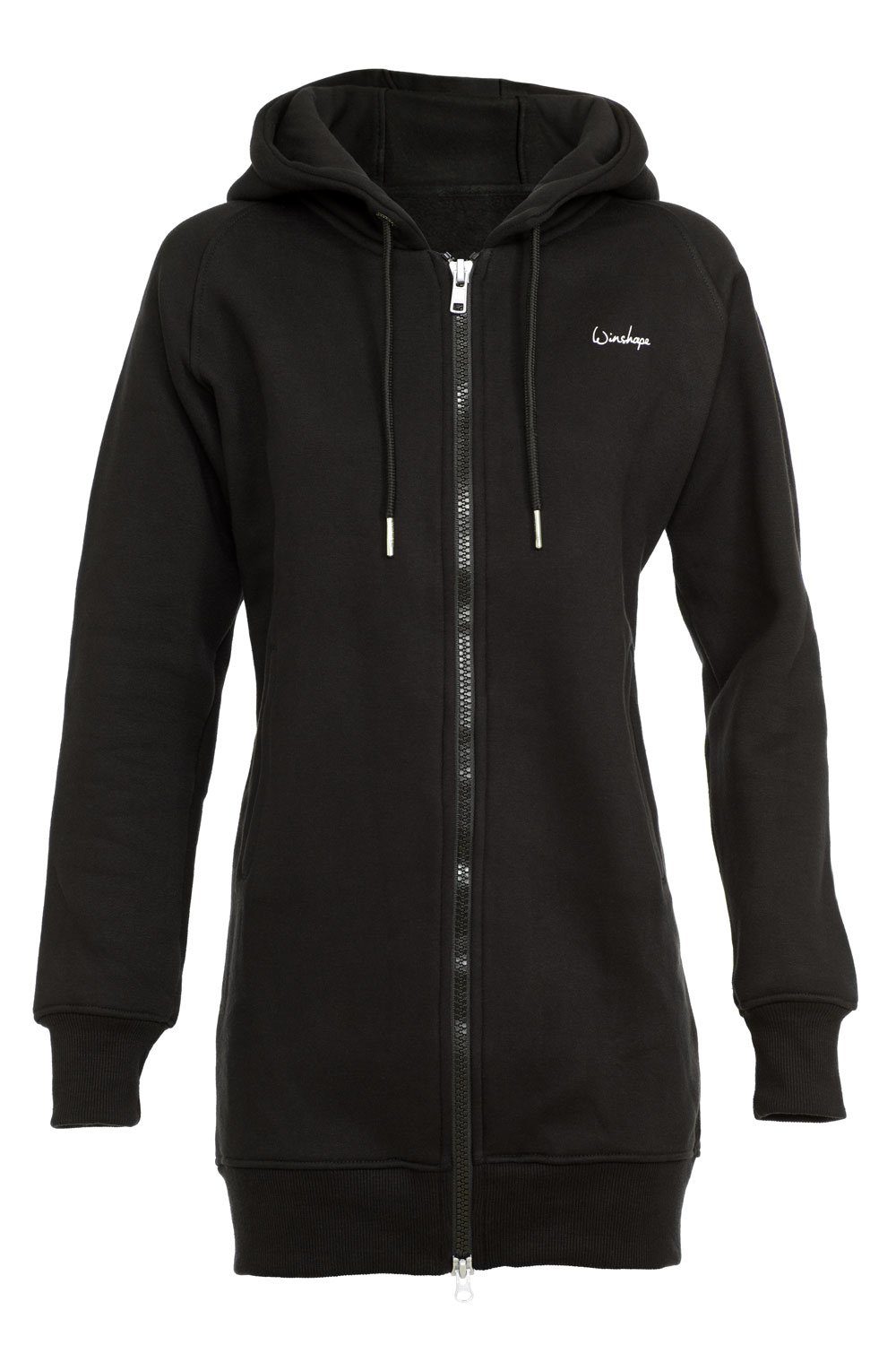 Trainingsjacke Style Hoodie-Jacke Winshape J006 schwarz Street